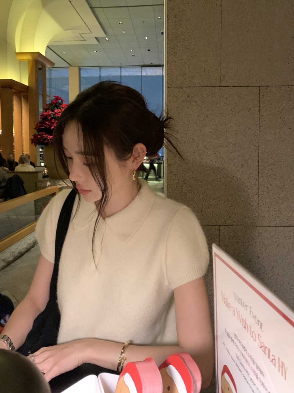 ボタンカラー半袖ニット | 詳細画像8