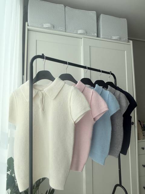 ボタンカラー半袖ニット | 詳細画像26