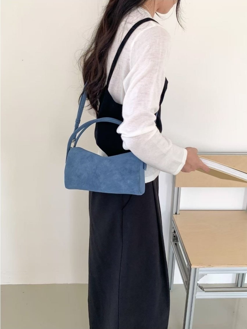 スエード調ショルダーバッグストラップ付 | 詳細画像5