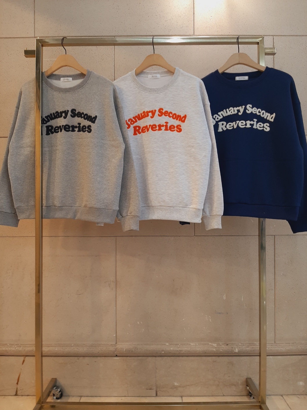 裏起毛ラウンドネックオーバーサイズレタリングスウェット | 詳細画像6