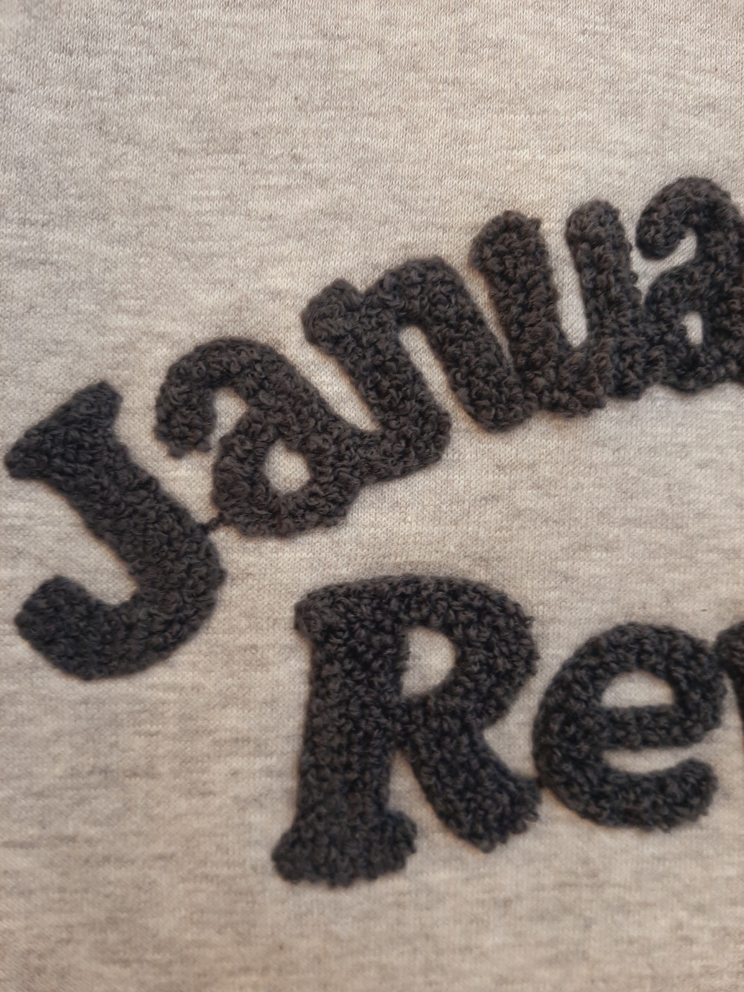 裏起毛ラウンドネックオーバーサイズレタリングスウェット | 詳細画像14