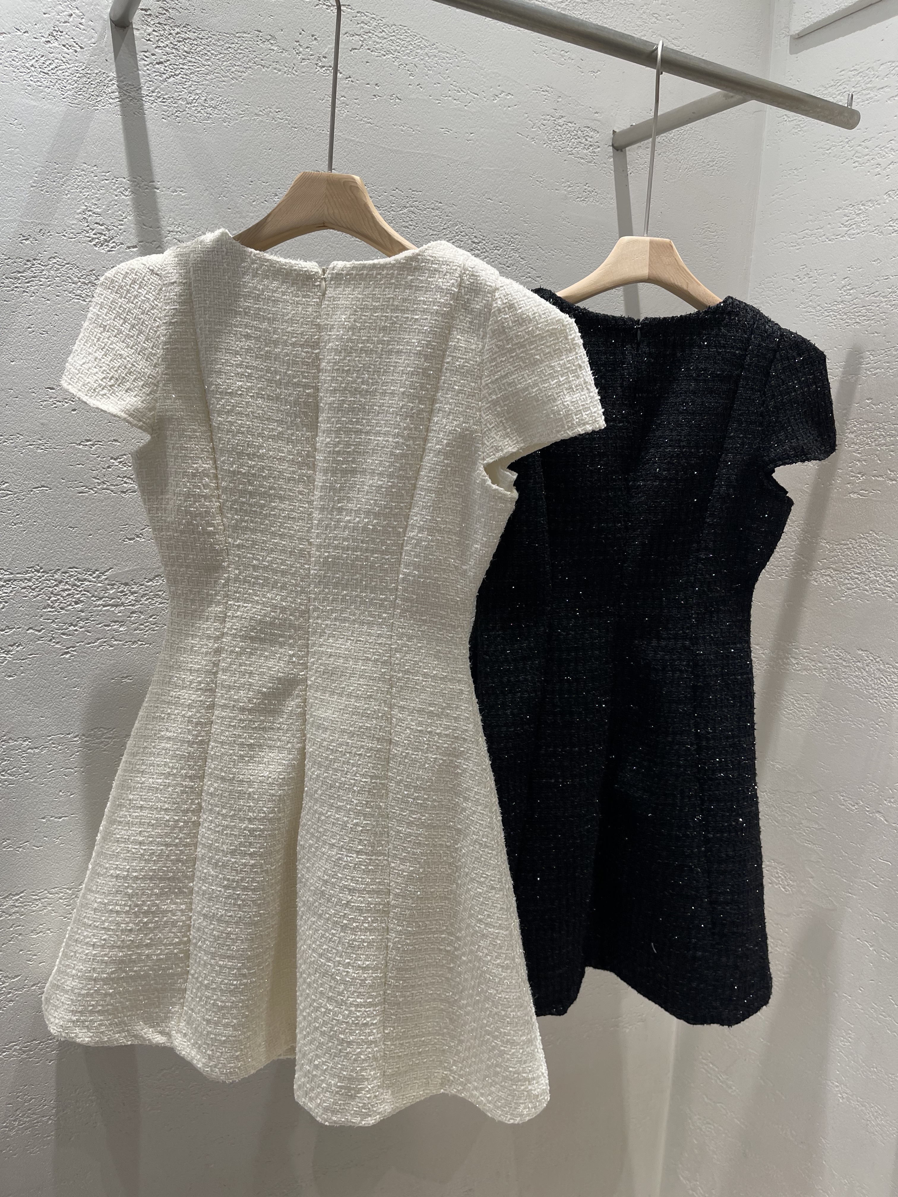 ジップアップスリム半袖フレアミニワンピース | 詳細画像23