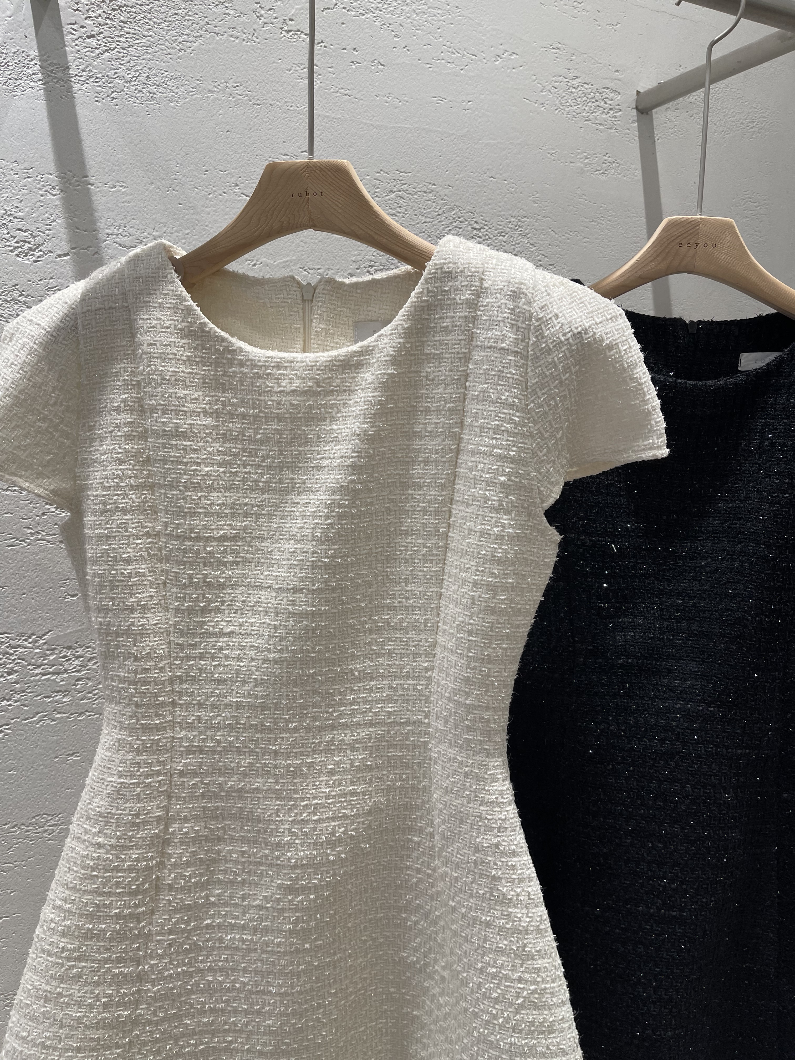 ジップアップスリム半袖フレアミニワンピース | 詳細画像22