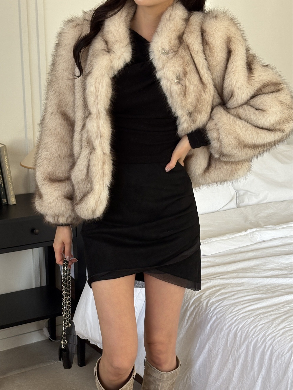 エコファーショート長袖ジャンパー | 詳細画像15