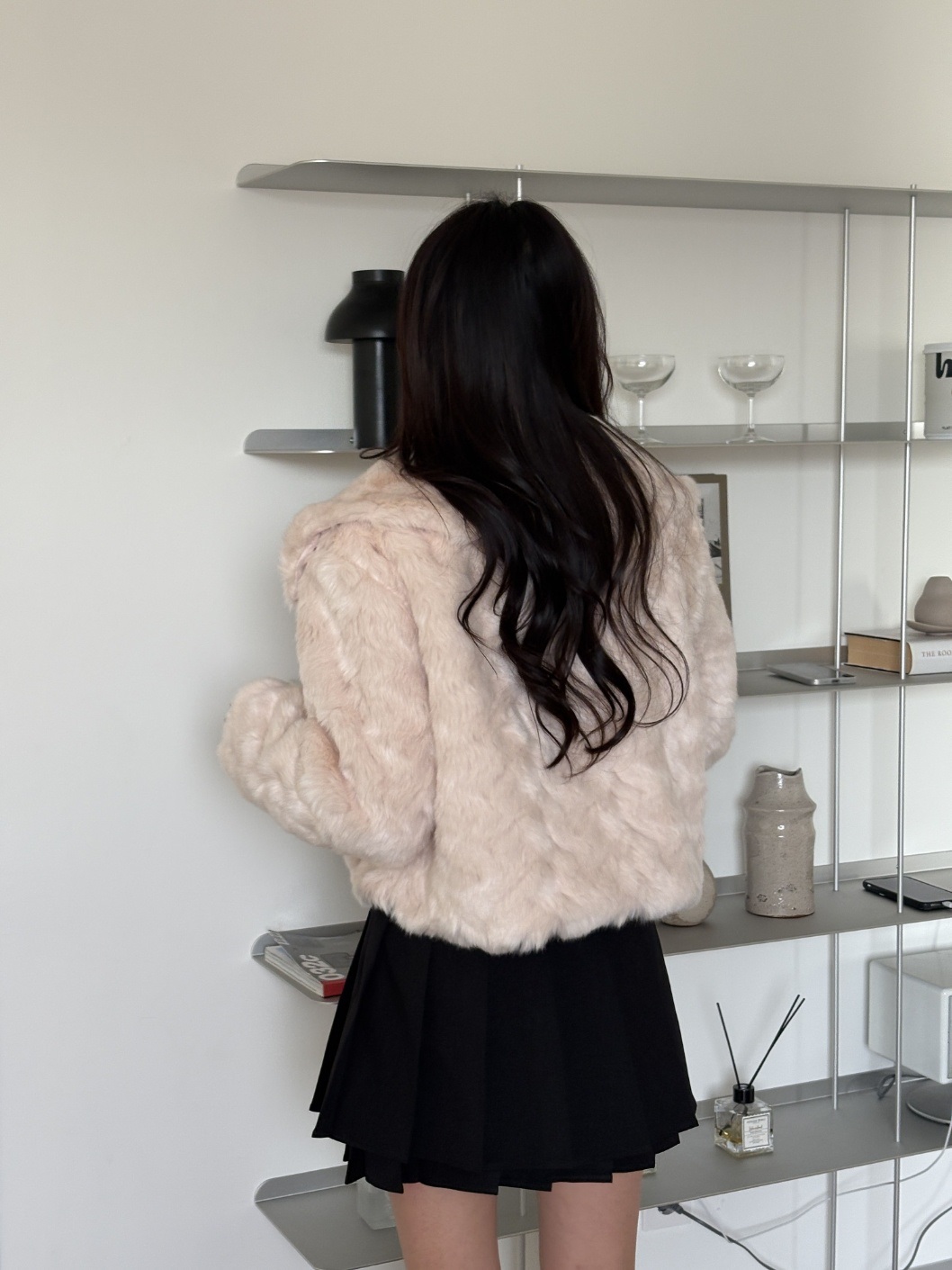 エコファーカラーバックルショート長袖ジャンパー | 詳細画像13