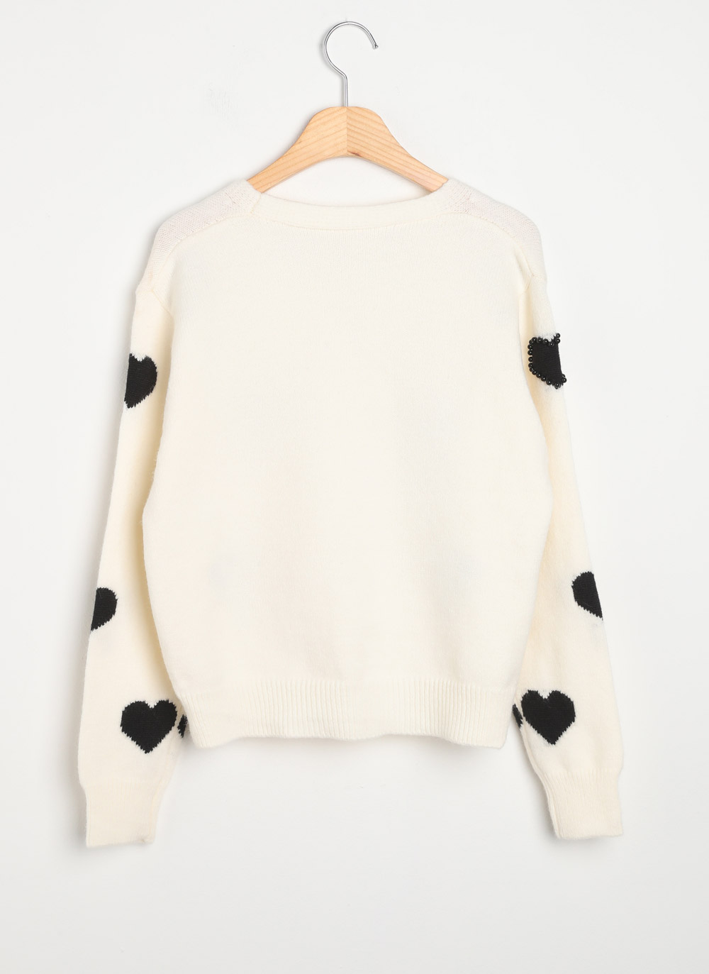 長袖ハートカーディガンニット | 詳細画像13