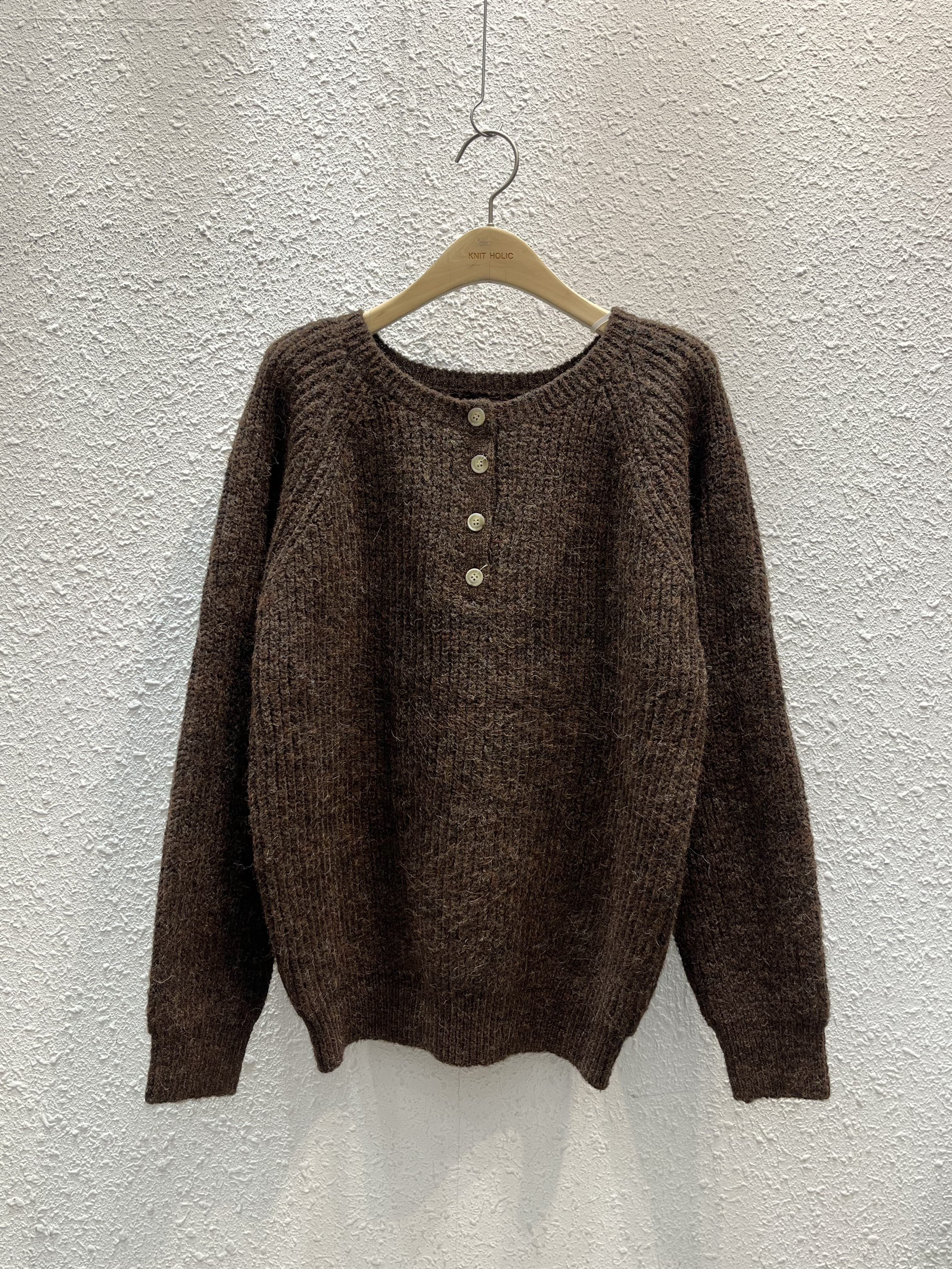 ボタンヘンリーネック長袖ニット | 詳細画像9