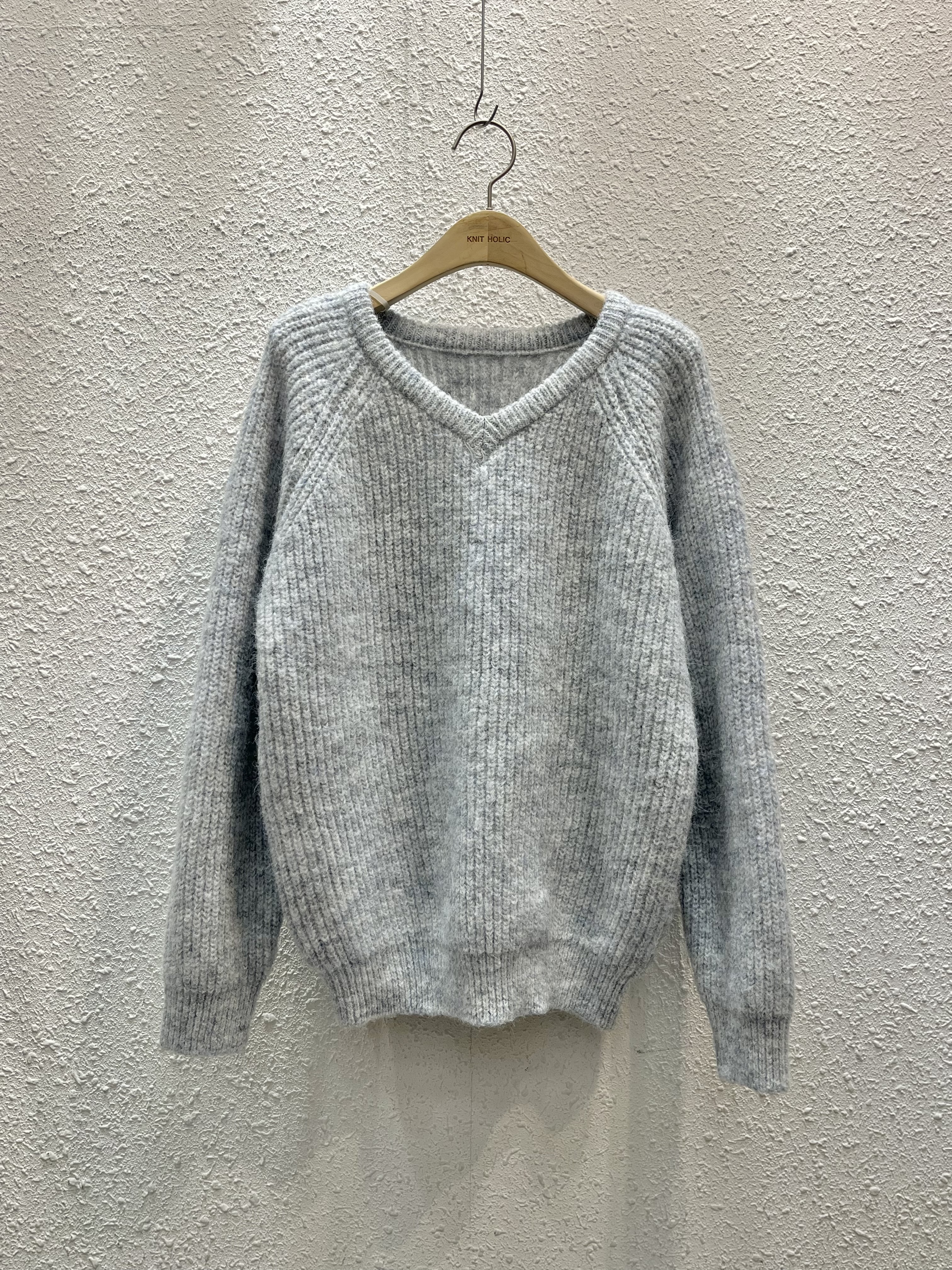 Vネックベーシック長袖ニット | 詳細画像13