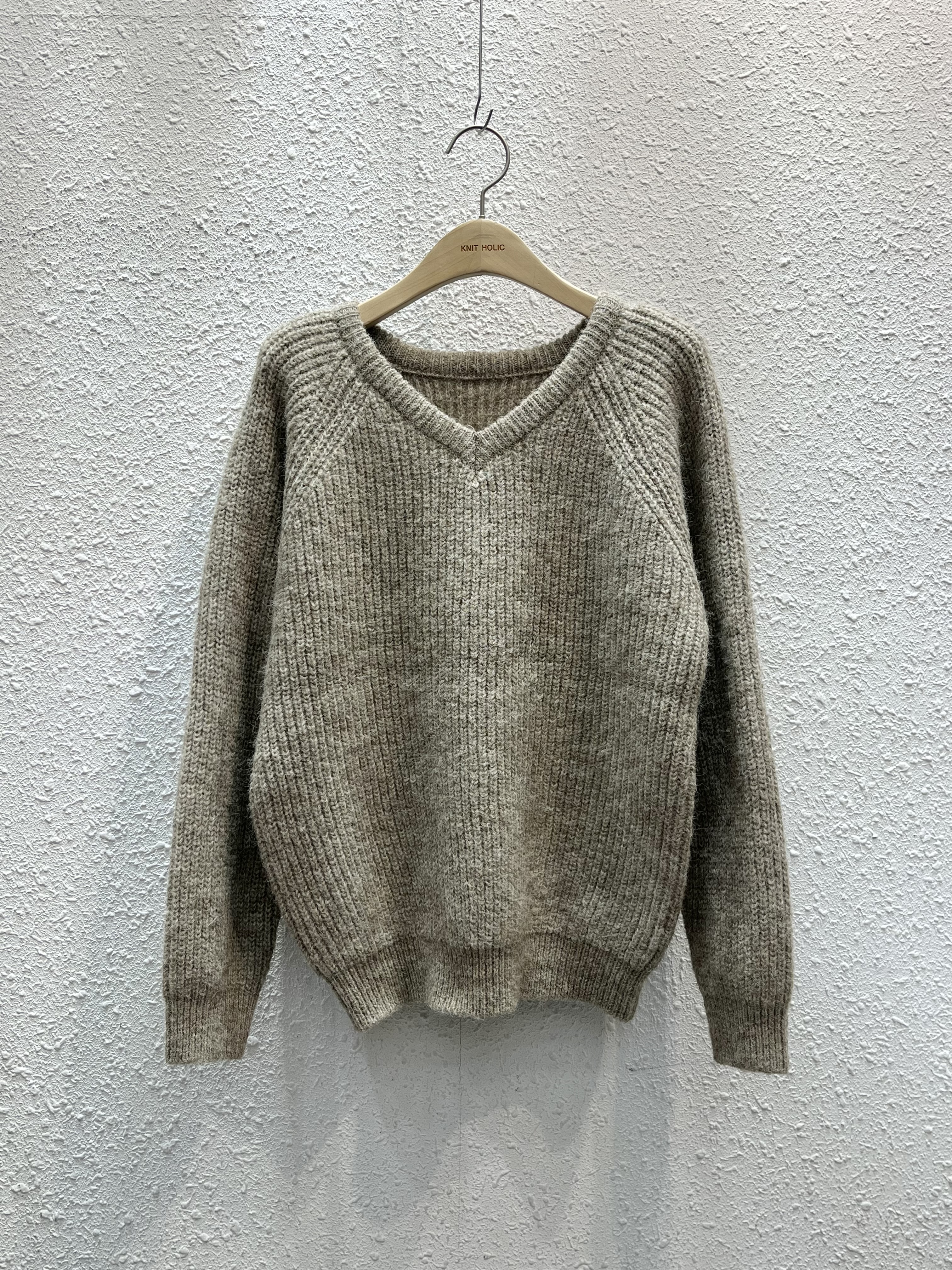 Vネックベーシック長袖ニット | 詳細画像15