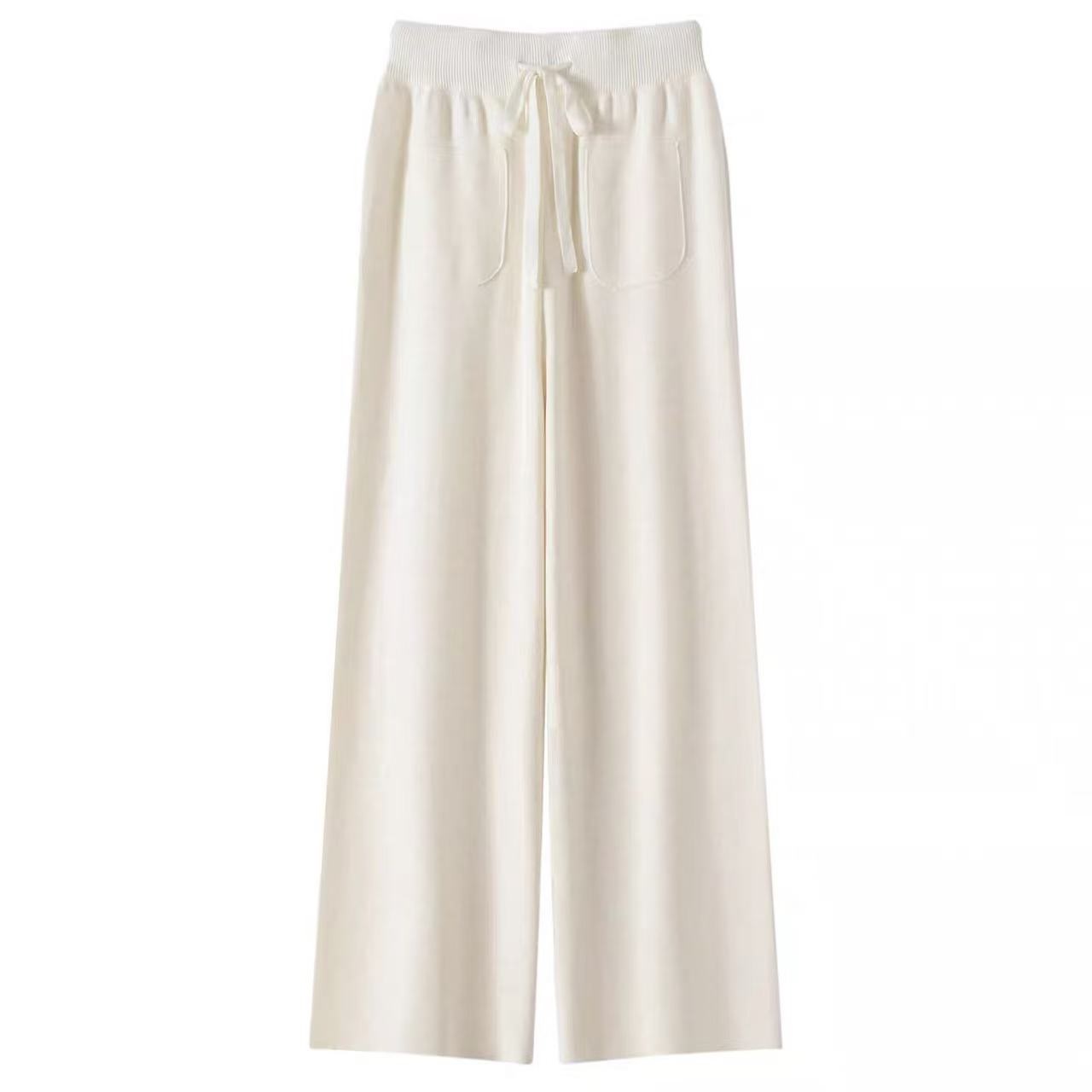 ニットポケットウエストゴムストレートワイドパンツ | 詳細画像15