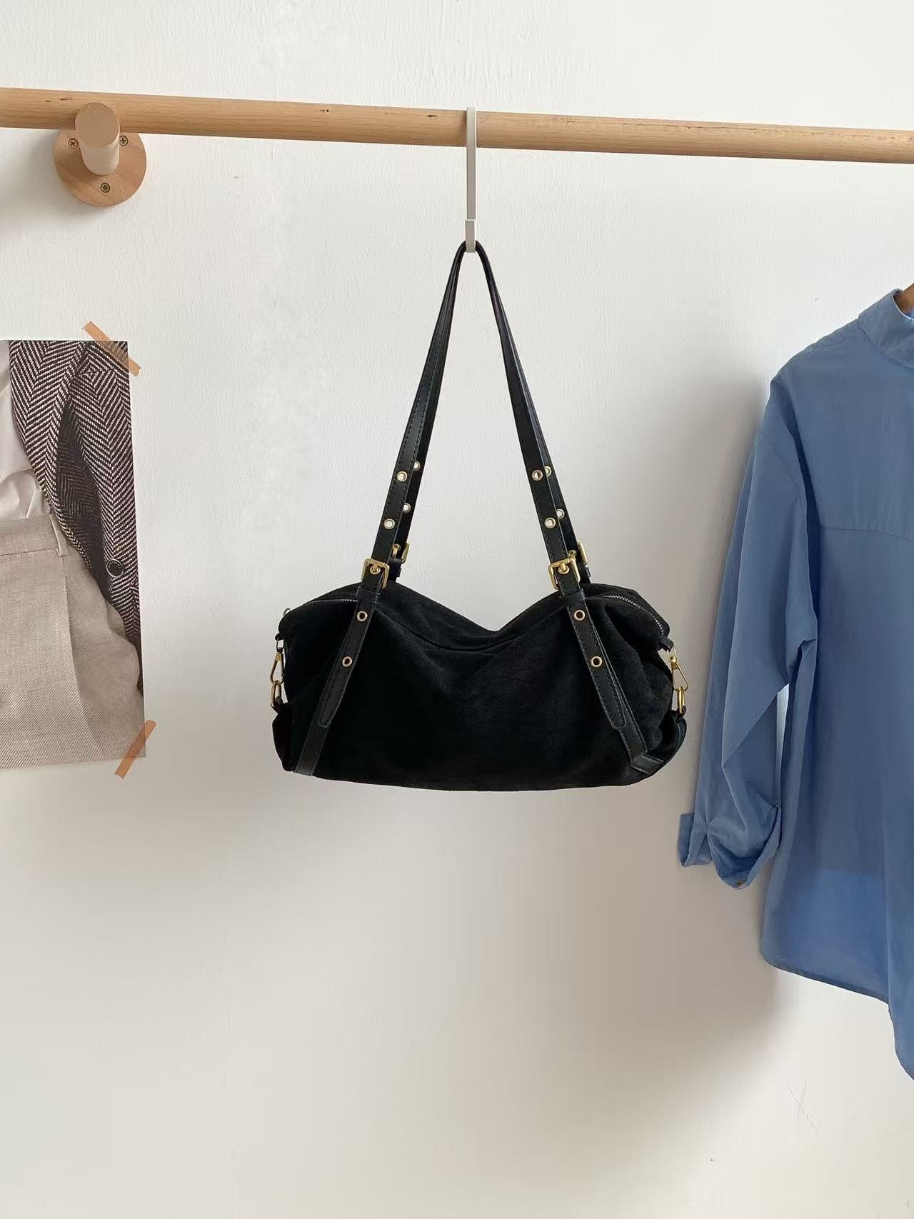 スエード調バックルカラートートバッグ | 詳細画像12