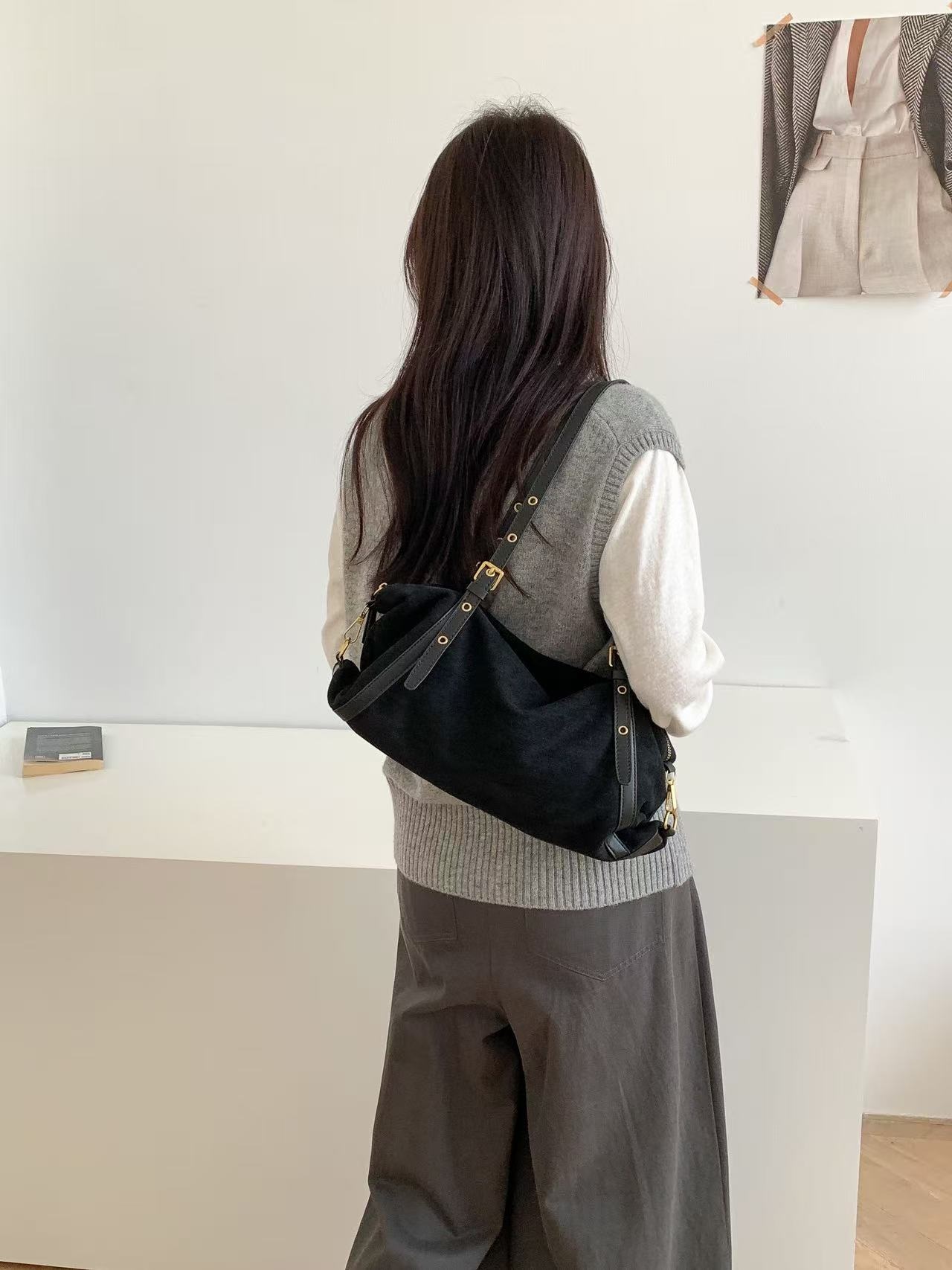 スエード調バックルカラートートバッグ | 詳細画像17