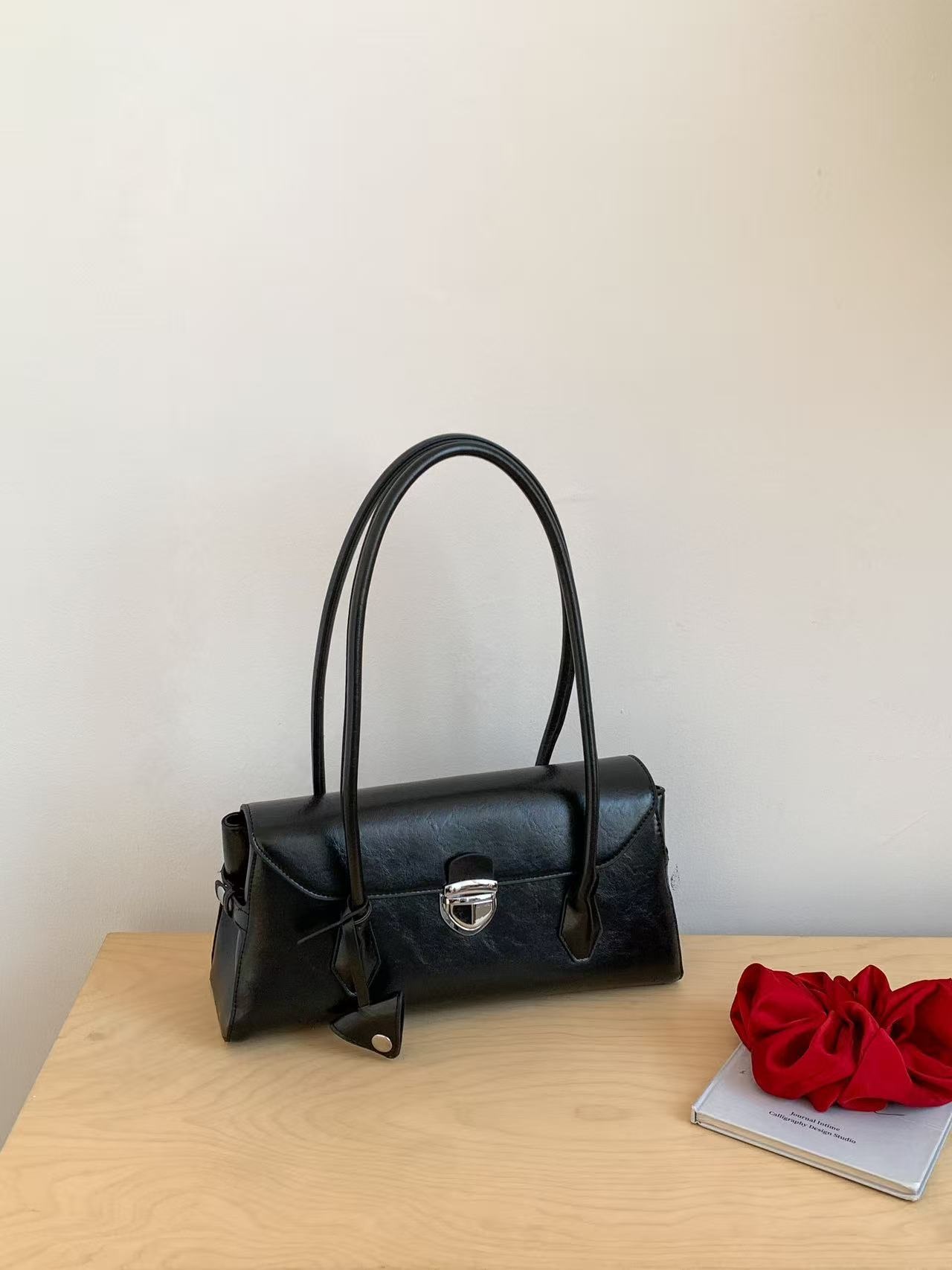 レザー調カラートートバッグ | 詳細画像14