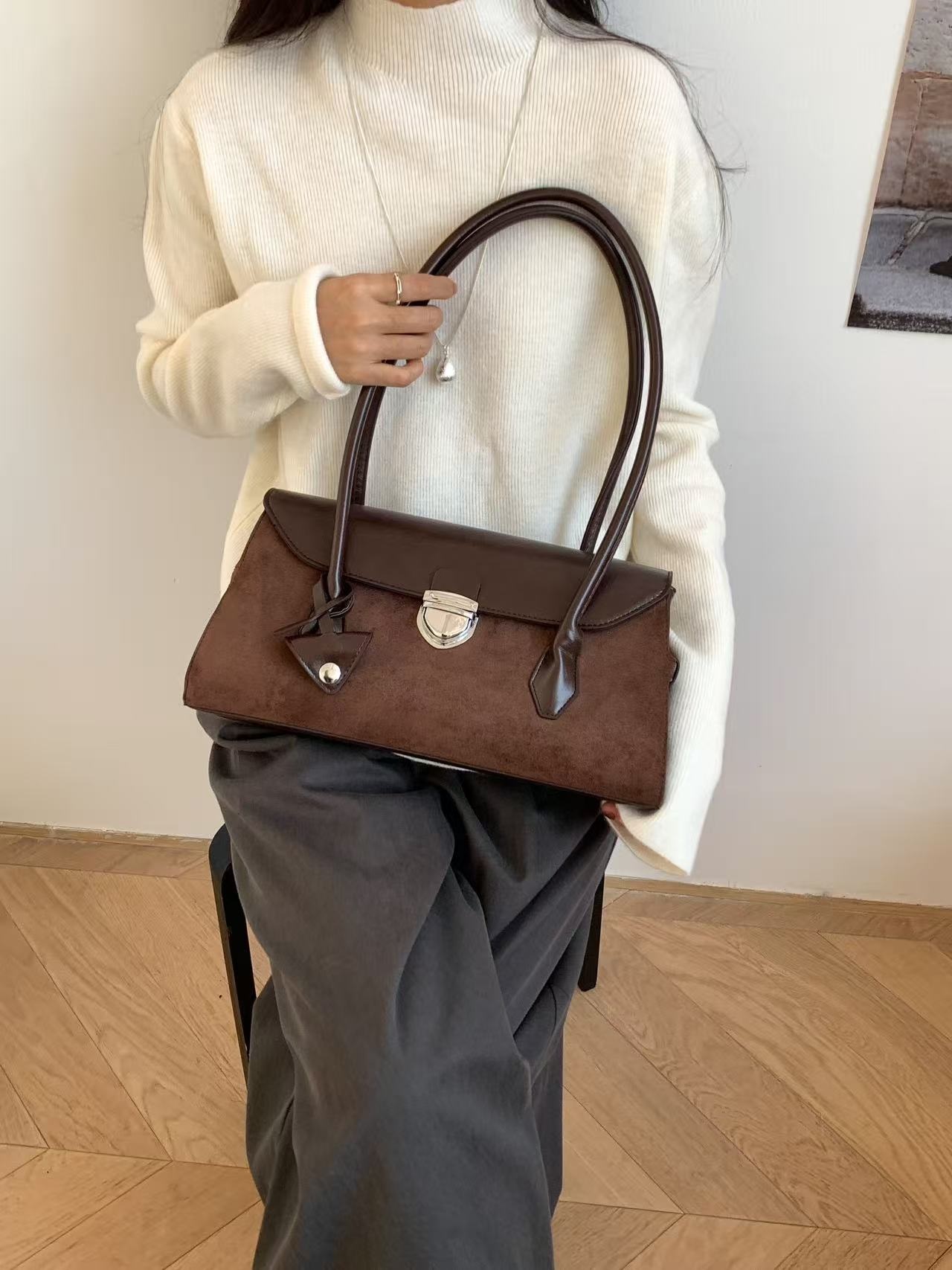 レザー調カラートートバッグ | 詳細画像16