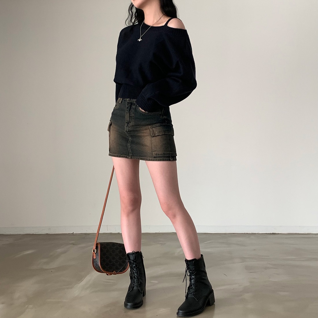 オフショルダードルマンニット | 詳細画像20