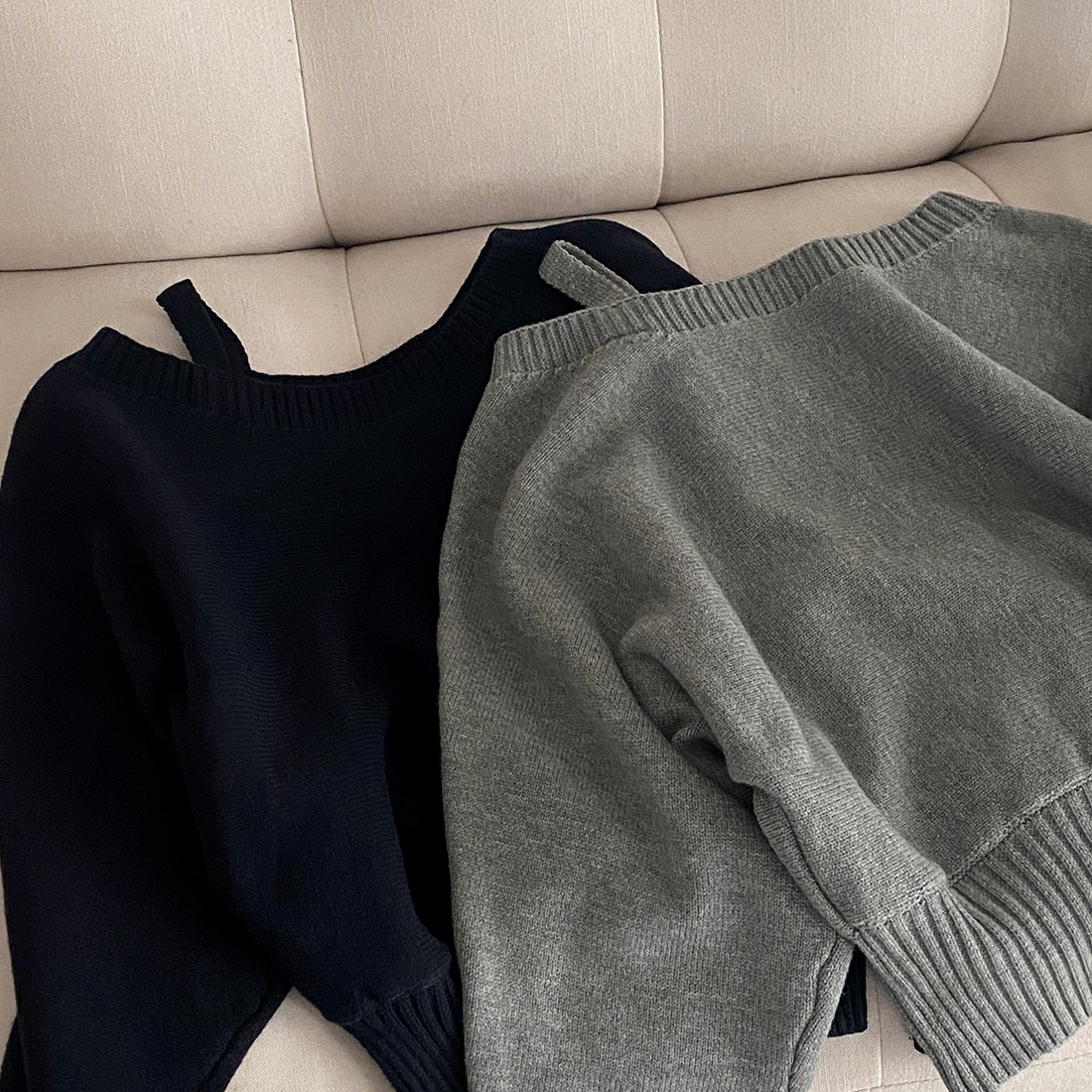 オフショルダードルマンニット | 詳細画像21