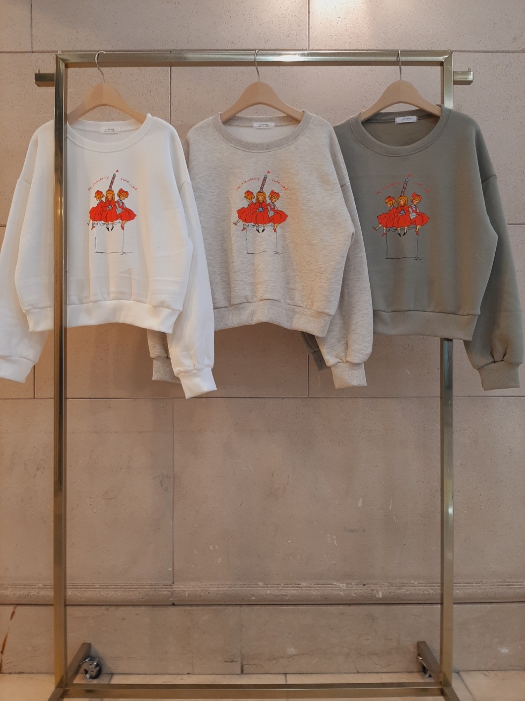 裏起毛ラウンドネックプリントスウェット | 詳細画像7