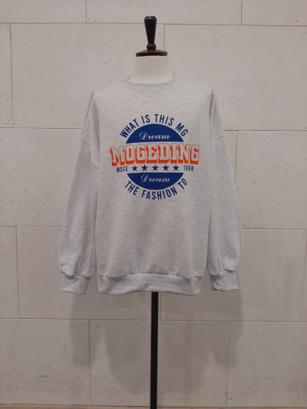 裏起毛ラウンドネックオーバーサイズプリントスウェット | 詳細画像4