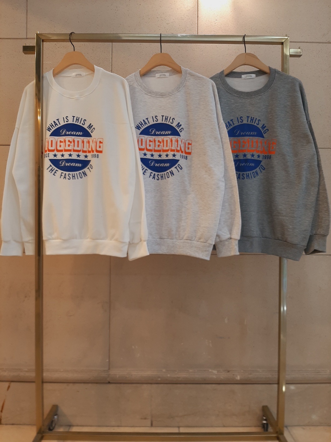 裏起毛ラウンドネックオーバーサイズプリントスウェット | 詳細画像6