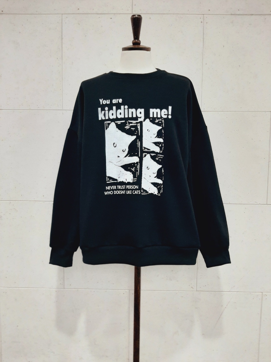 裏起毛ラウンドネックオーバーサイズプリントスウェット | 詳細画像10