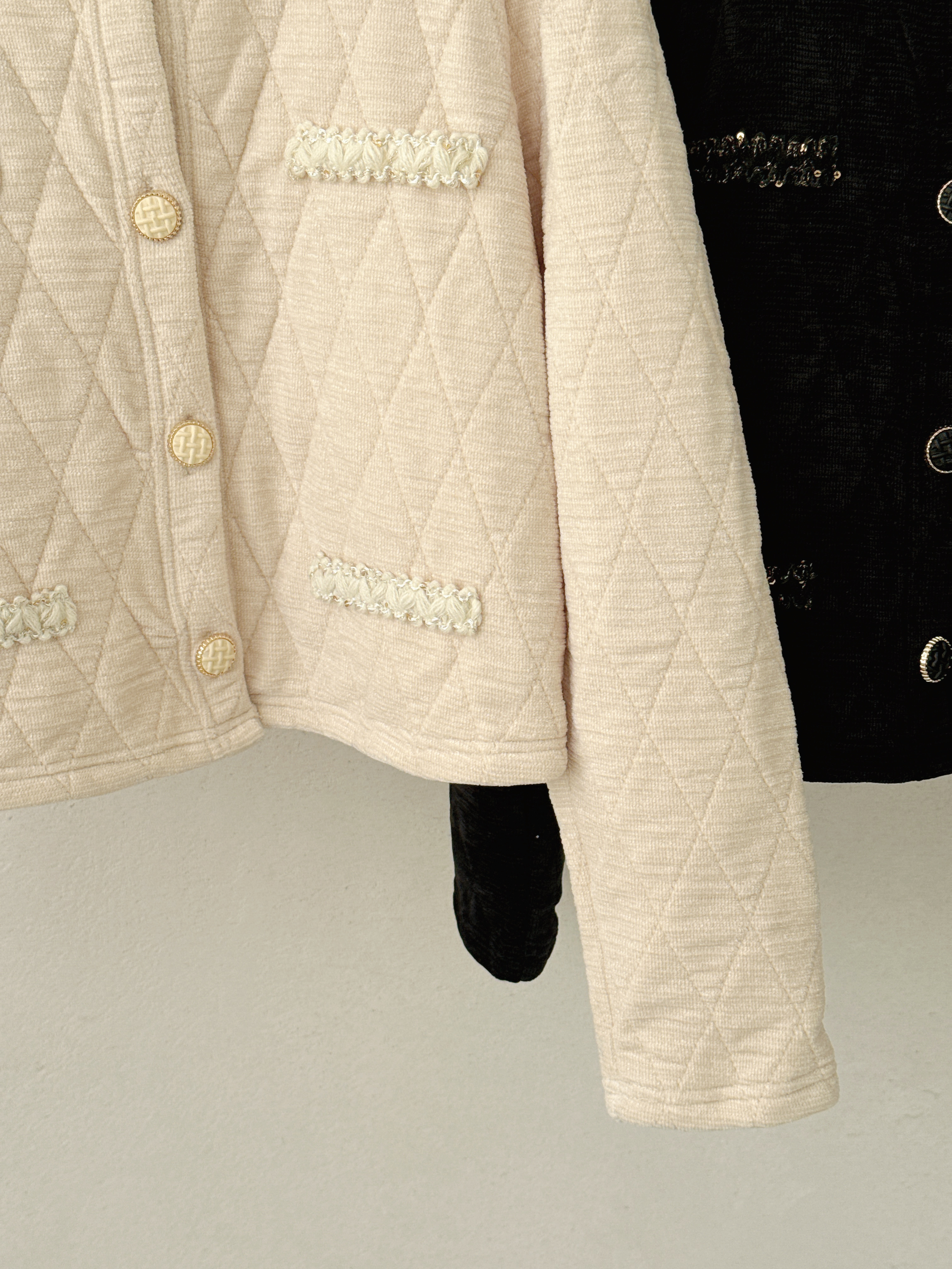 スパンコールラウンドネックカーディガン | 詳細画像14