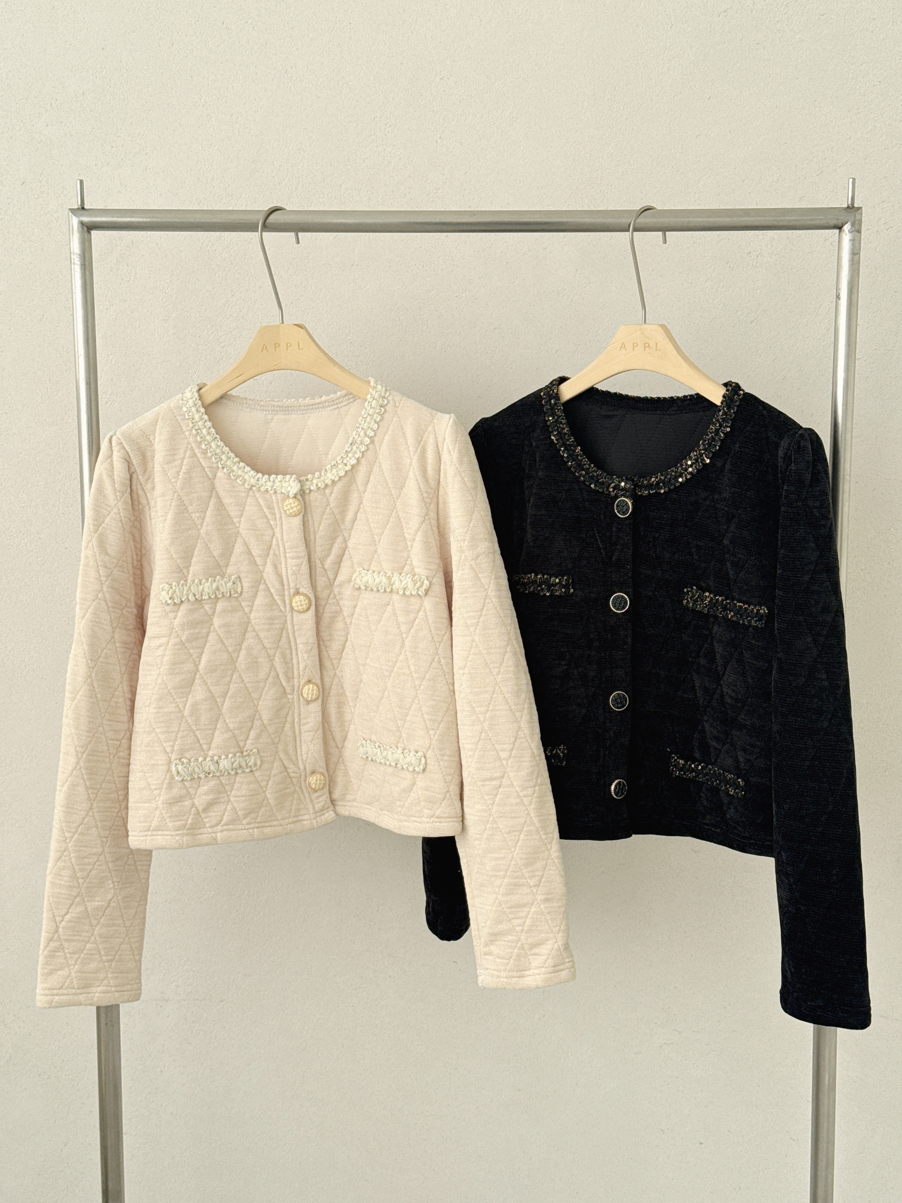 スパンコールラウンドネックカーディガン | 詳細画像16