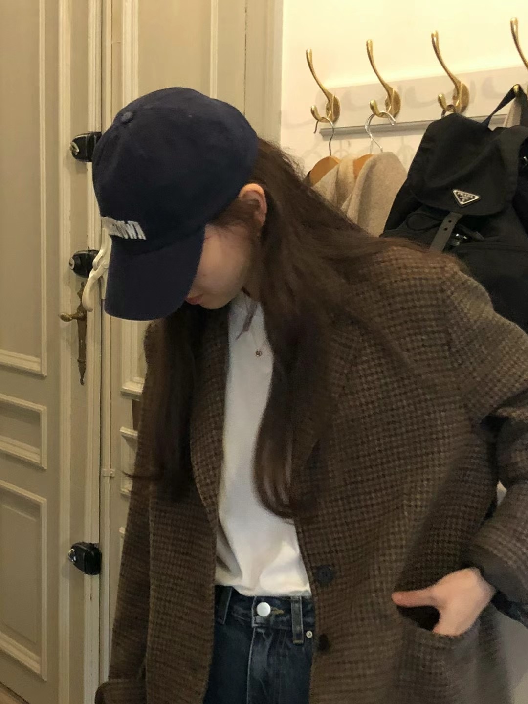 ウール混チェックジャケット | 詳細画像2