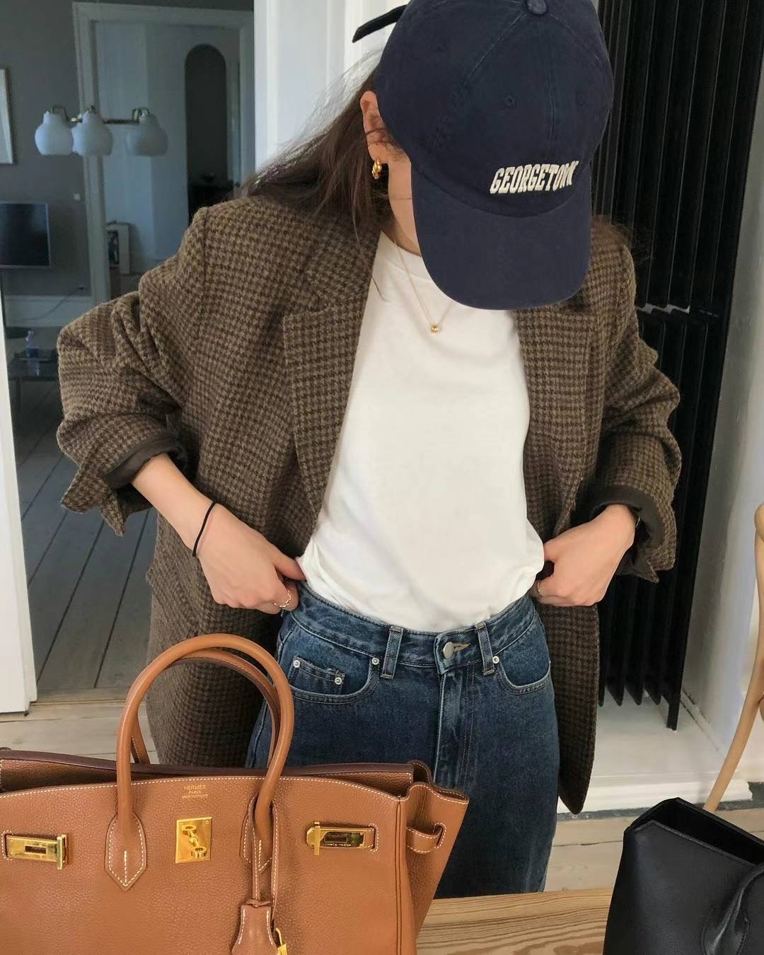 ウール混チェックジャケット | 詳細画像3