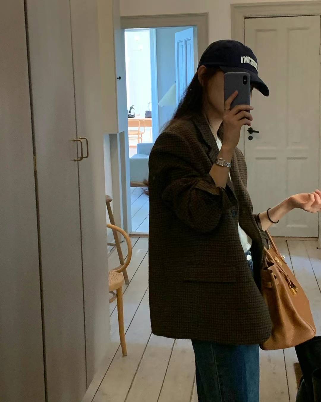 ウール混チェックジャケット | 詳細画像4