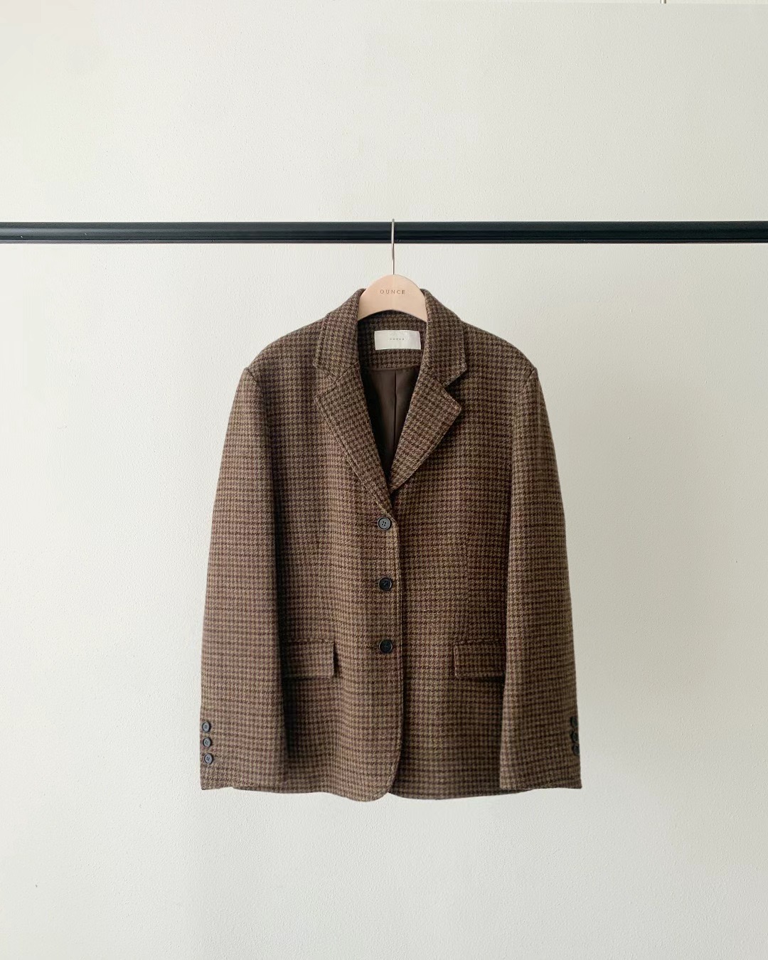 ウール混チェックジャケット | 詳細画像12