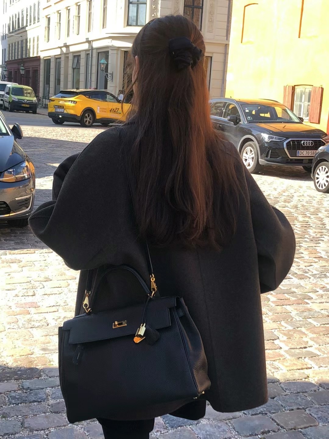 ウール混ルーズストレートハーフコート | 詳細画像12