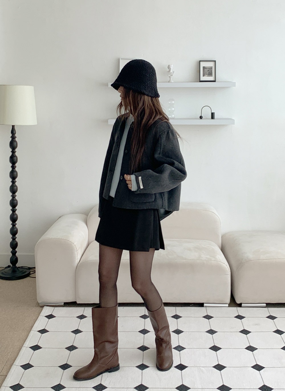 ワイヤーバケットハット冬 | DHOLIC | 詳細画像4