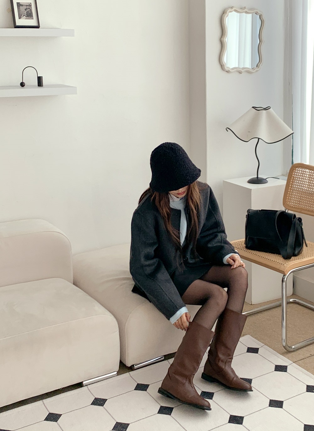 ワイヤーバケットハット冬 | DHOLIC | 詳細画像7