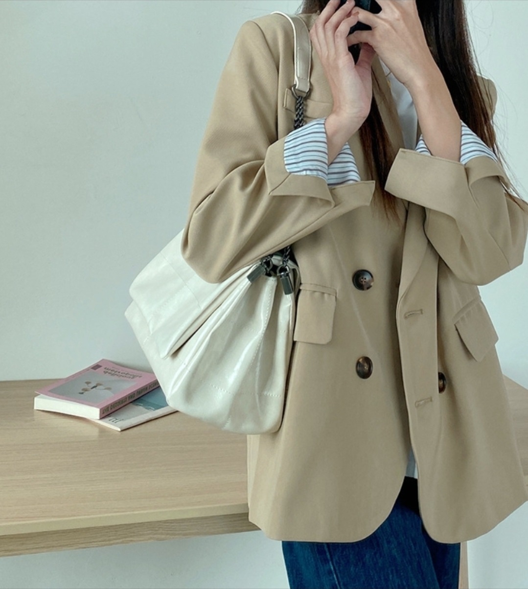 レザー調トートバッグショルダーバッグ | 詳細画像2