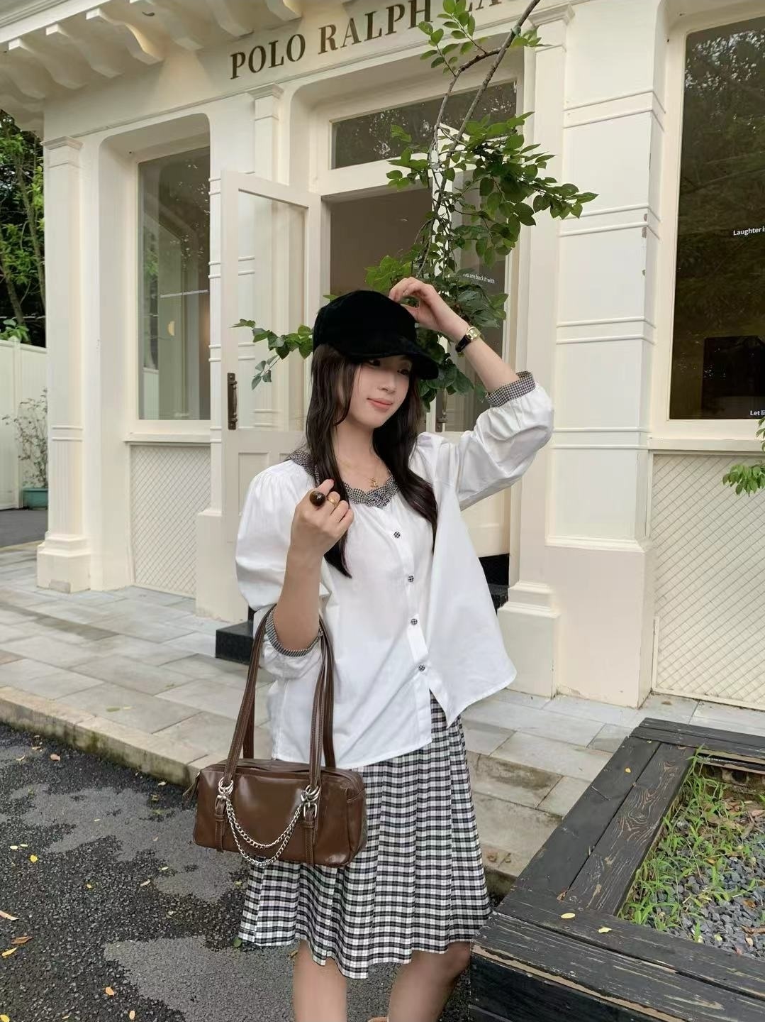 レザー調トートバッグチェーンセット | 詳細画像2