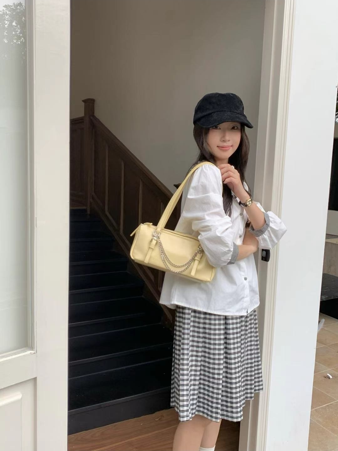 レザー調トートバッグチェーンセット | 詳細画像9