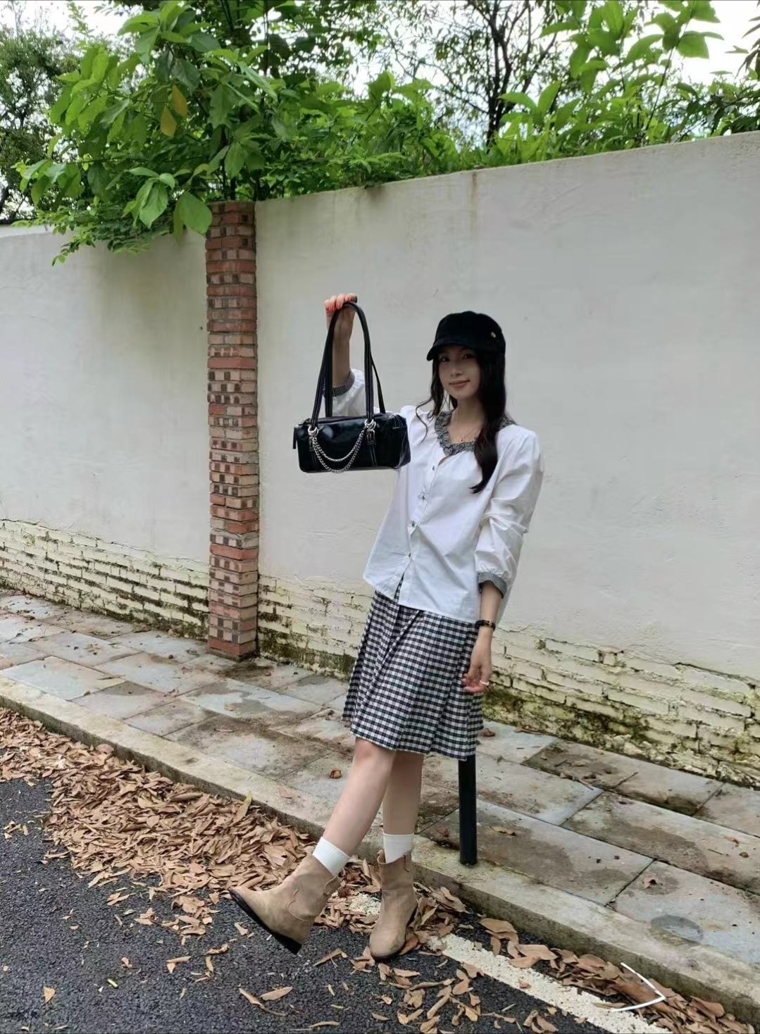 レザー調トートバッグチェーンセット | 詳細画像13