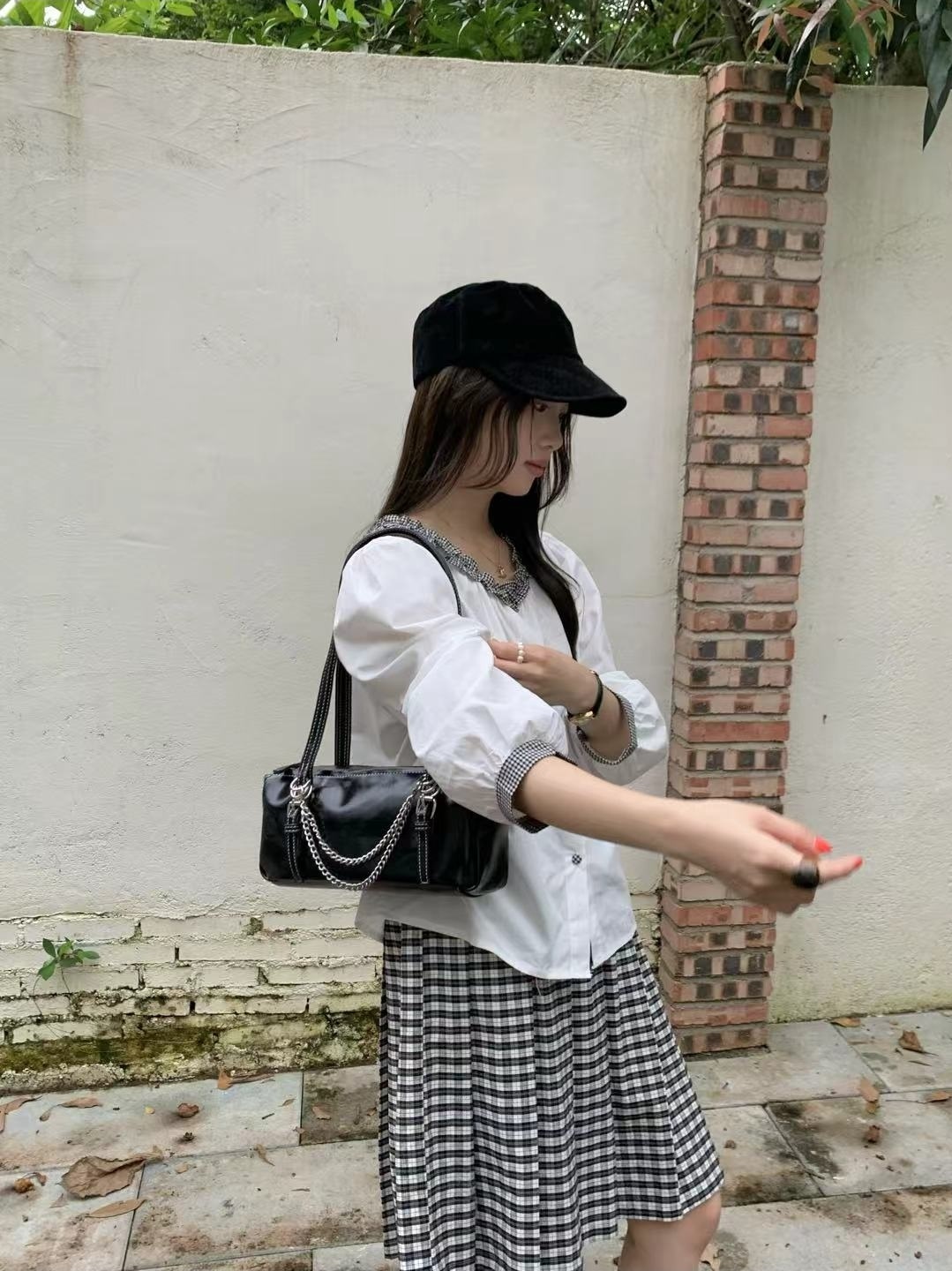 レザー調トートバッグチェーンセット | 詳細画像16