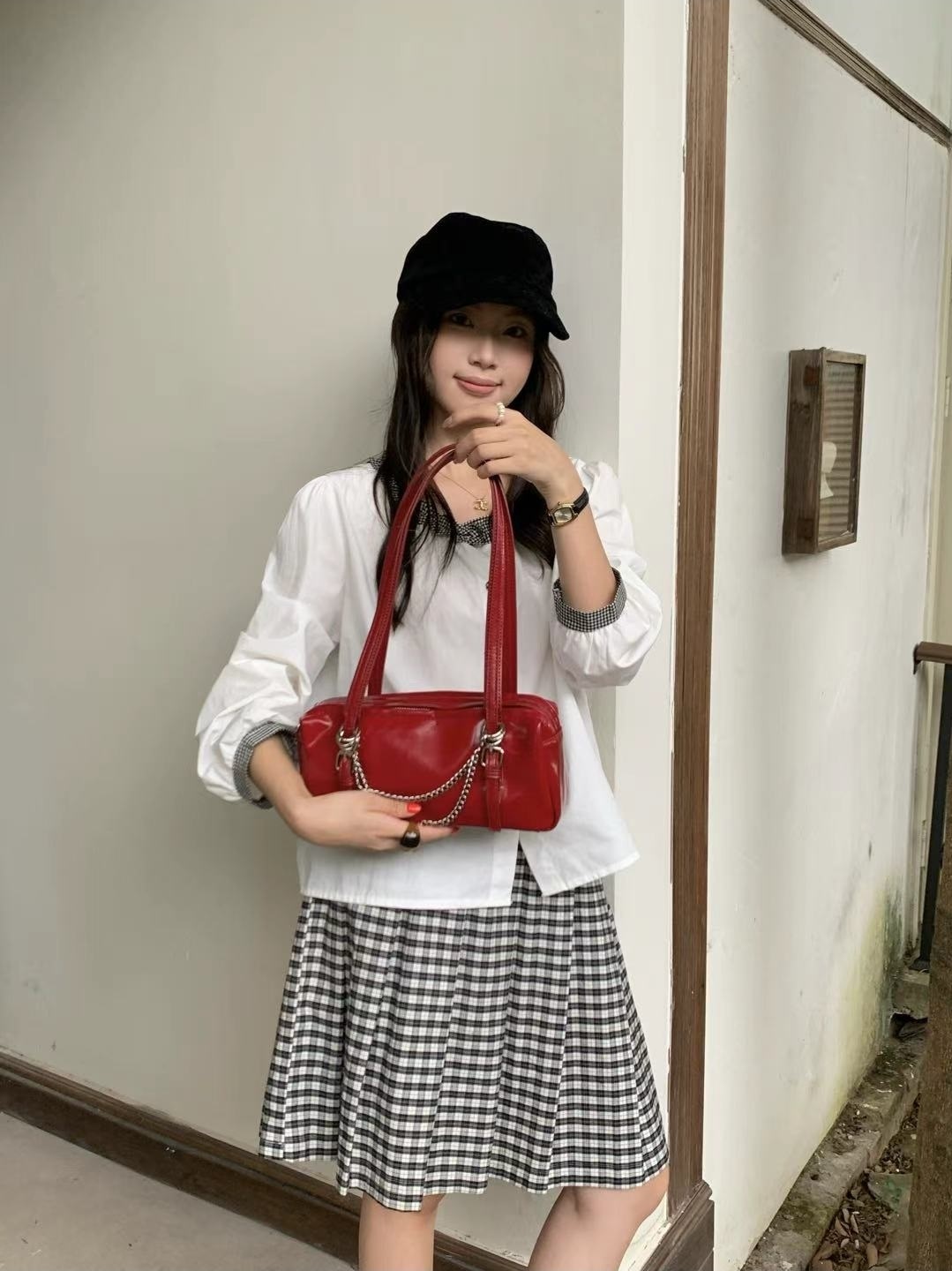 レザー調トートバッグチェーンセット | 詳細画像17