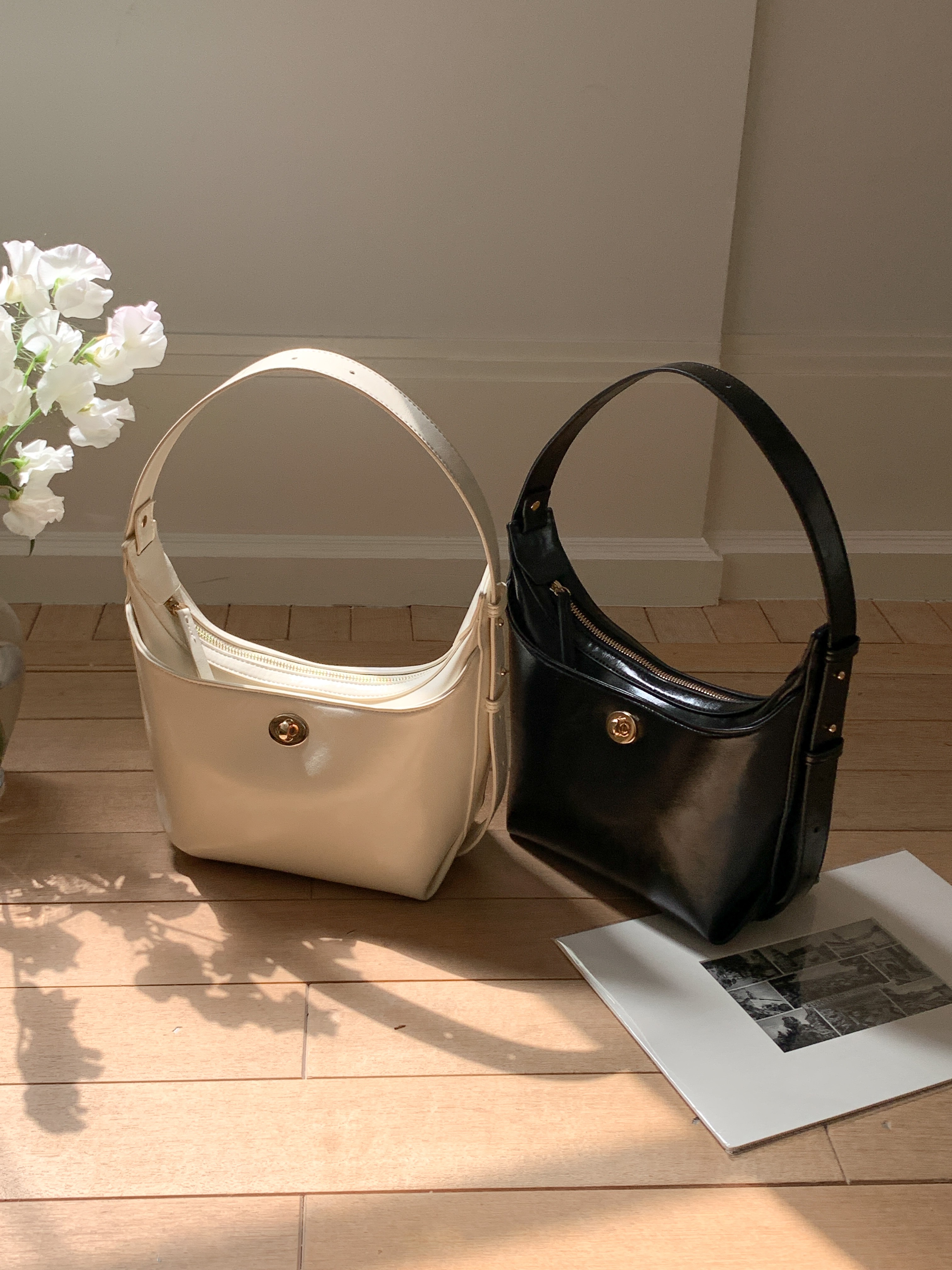 レザー調トートバッグ | 詳細画像13