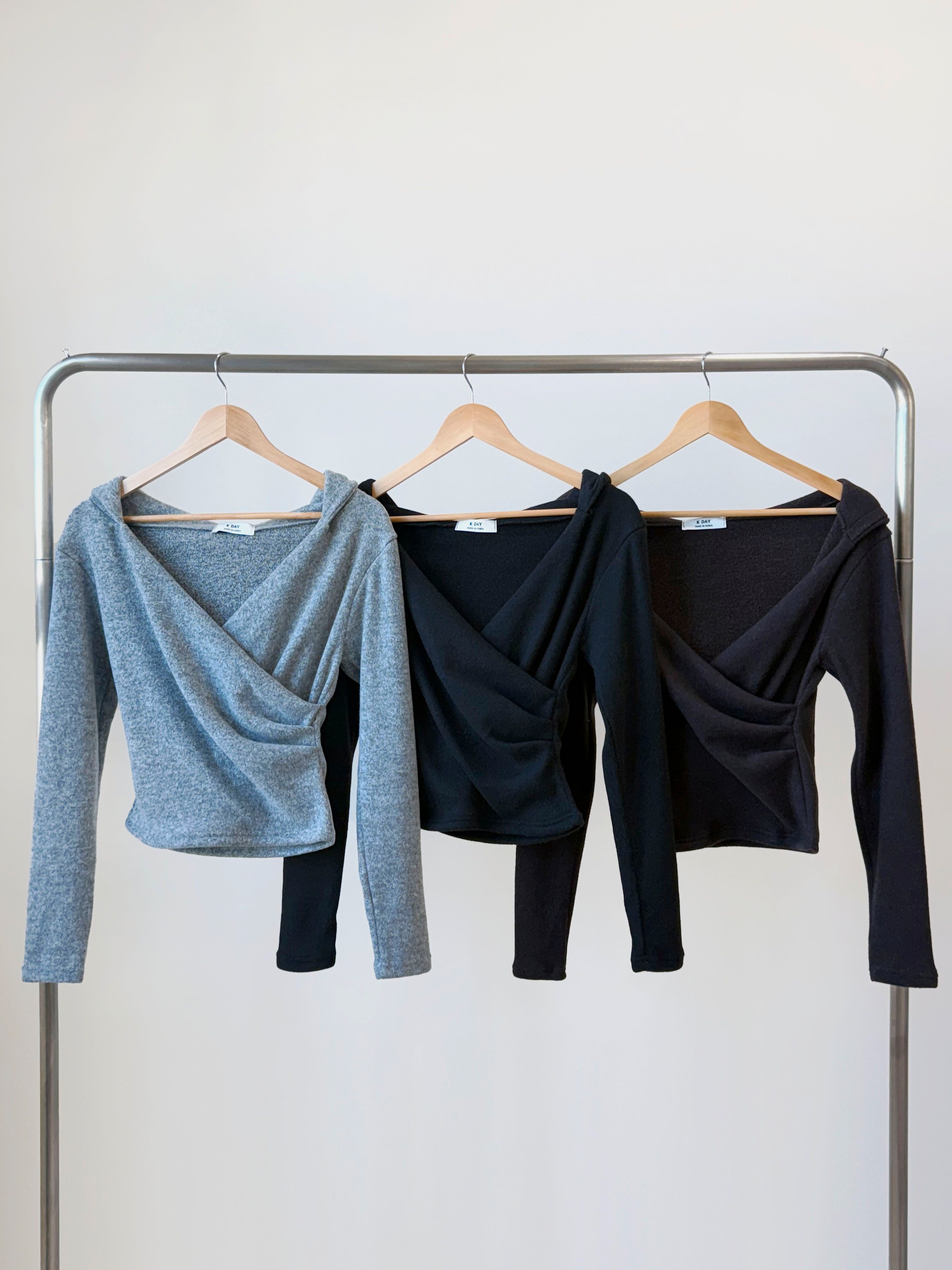 起毛ソフトフードポケットウエストゴムルーズ長袖セットアップパンツジップパーカー | 詳細画像14