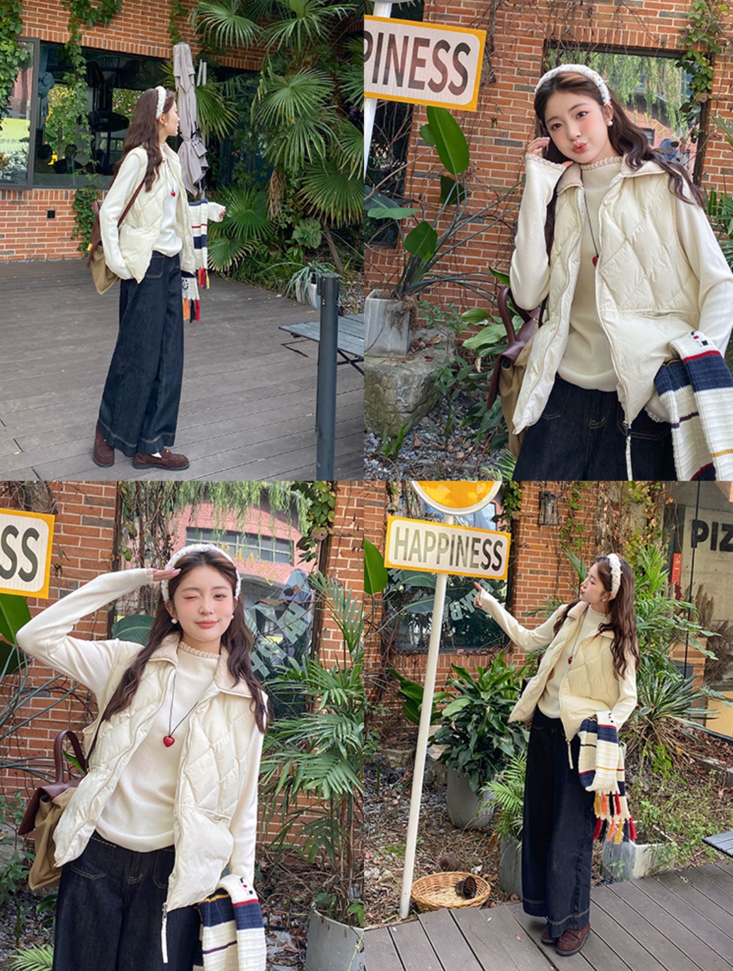 リブレースハーフネックスリムニット | 詳細画像9