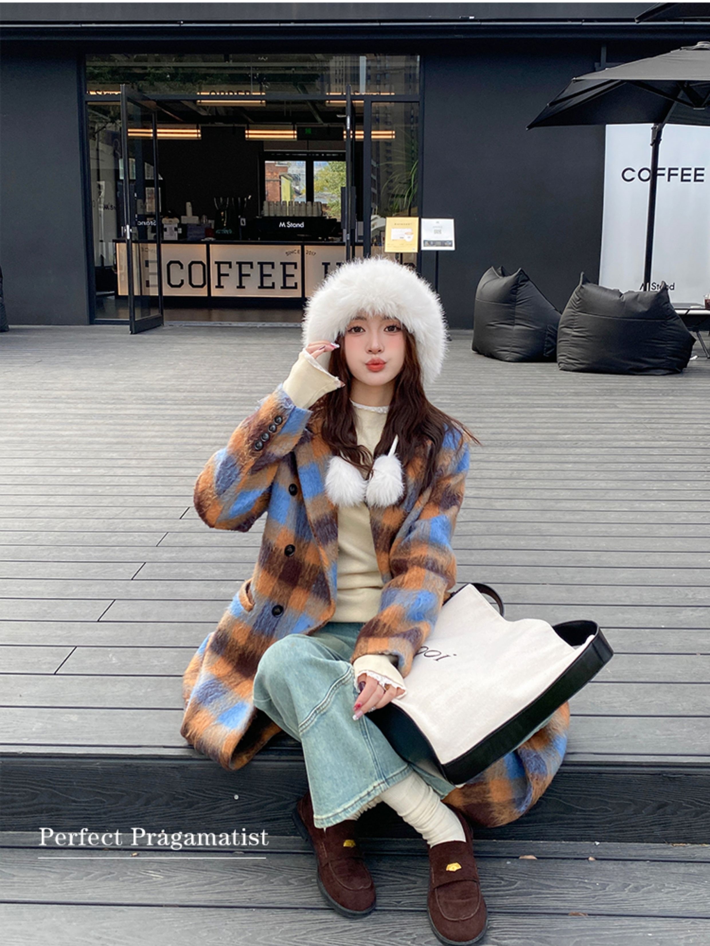 リブレースハーフネックスリムニット | 詳細画像17