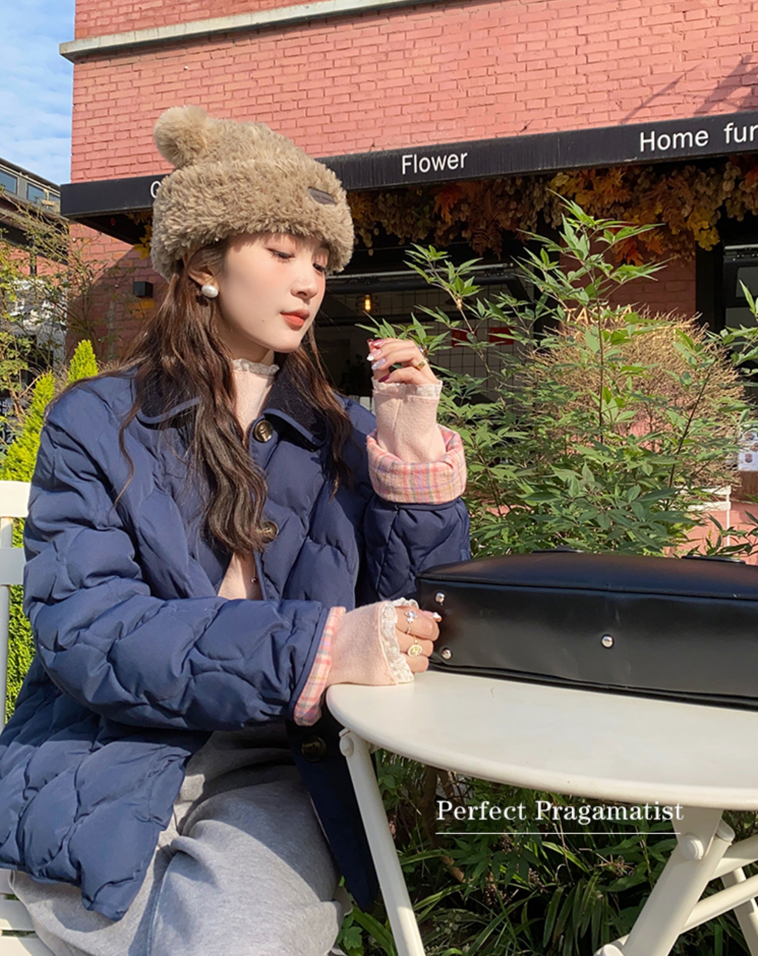 リブレースハーフネックスリムニット | 詳細画像25