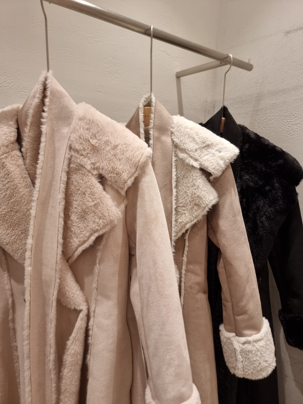 ムートンカラーAラインコートストラップ付 | 詳細画像20