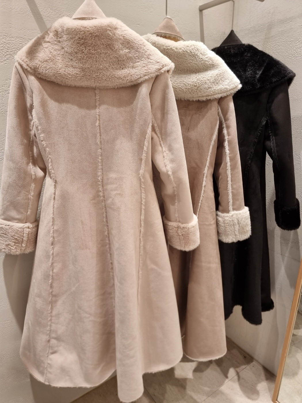 ムートンカラーAラインコートストラップ付 | 詳細画像22