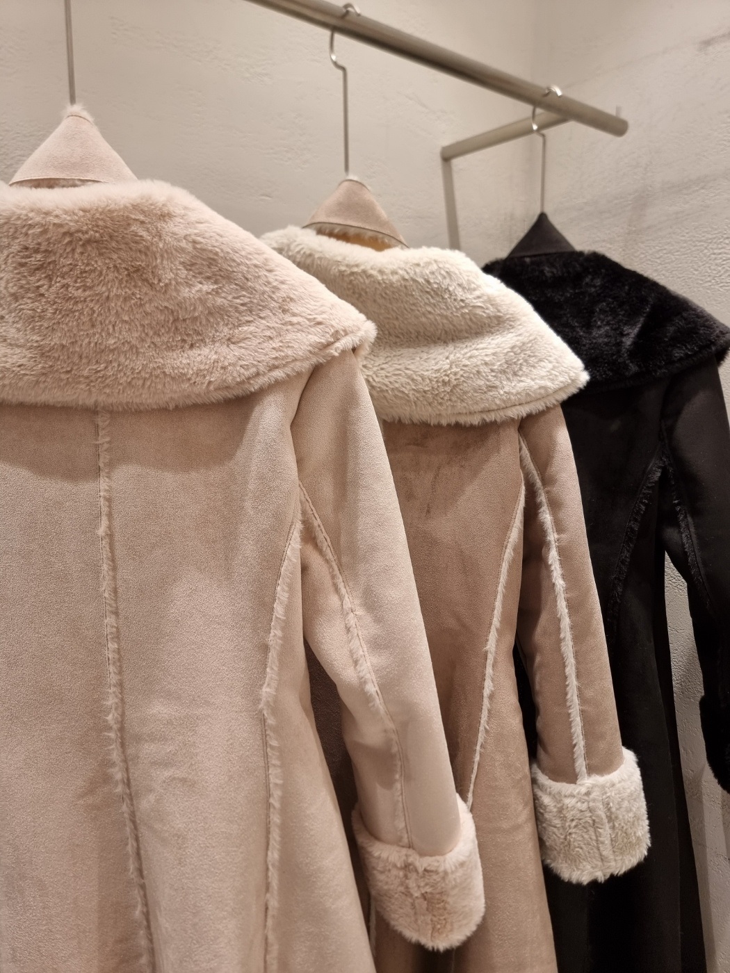 ムートンカラーAラインコートストラップ付 | 詳細画像23