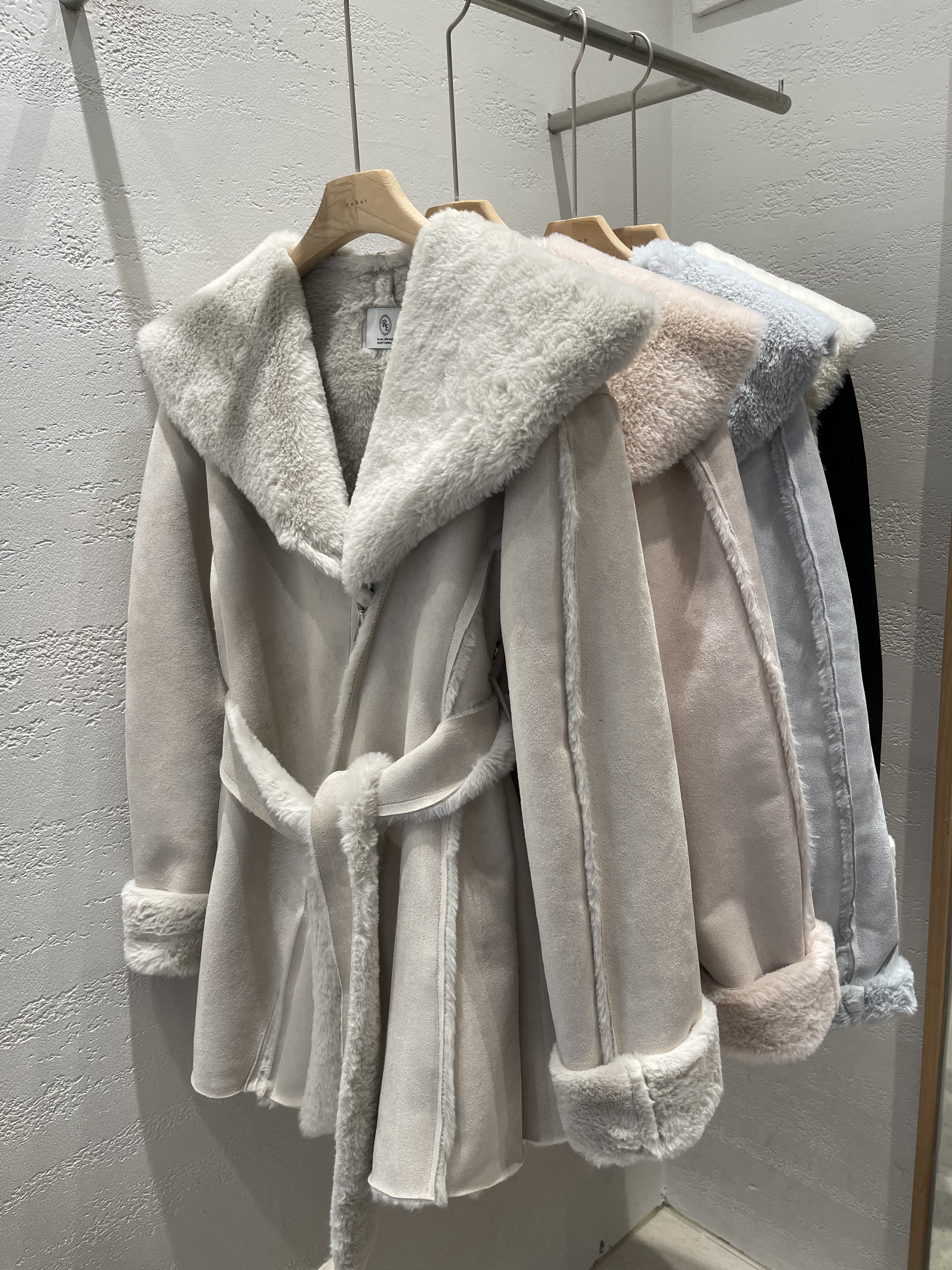 ムートンジップアップハーフコートストラップ付 | 詳細画像22