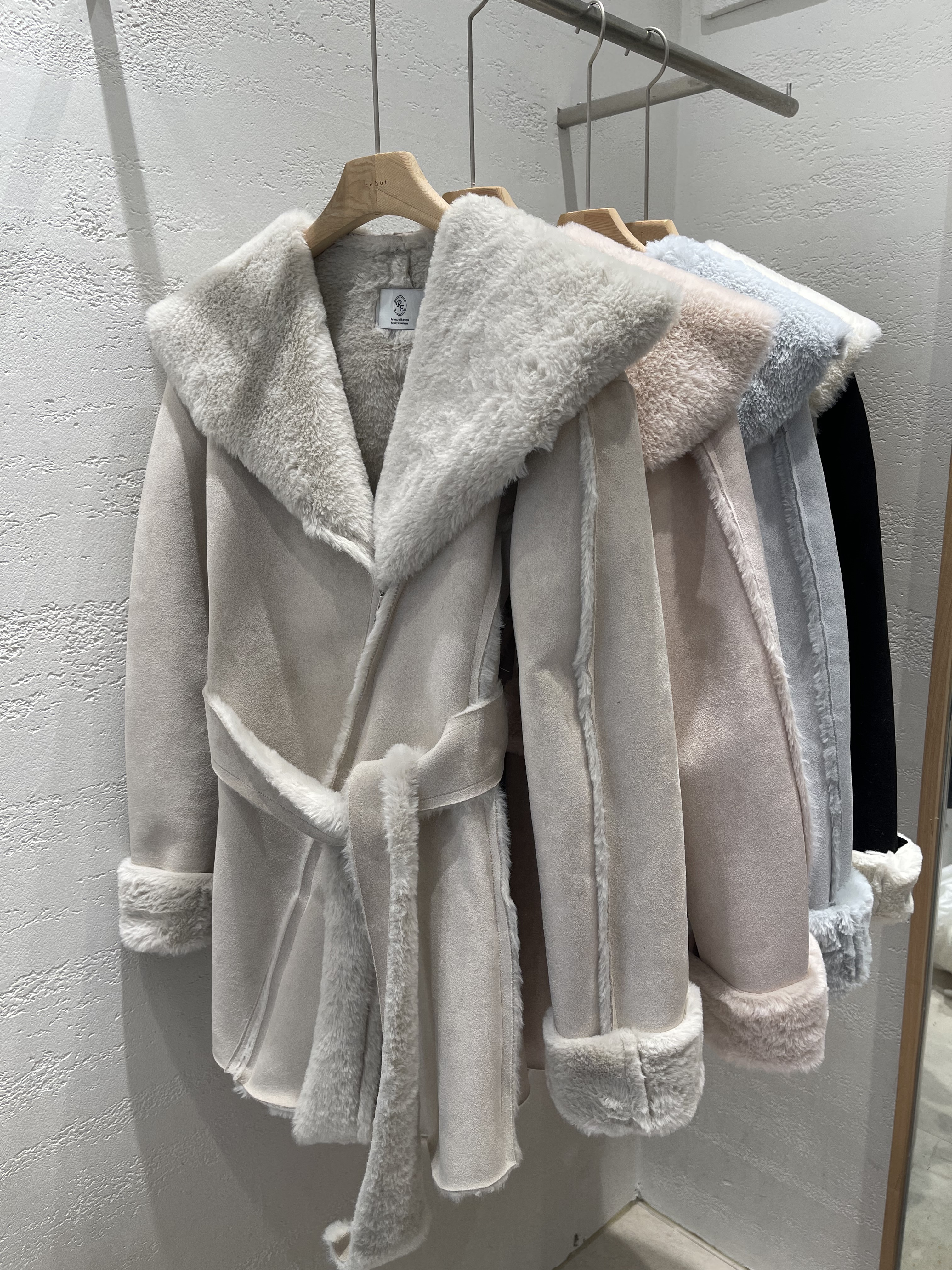 ムートンジップアップハーフコートストラップ付 | 詳細画像21