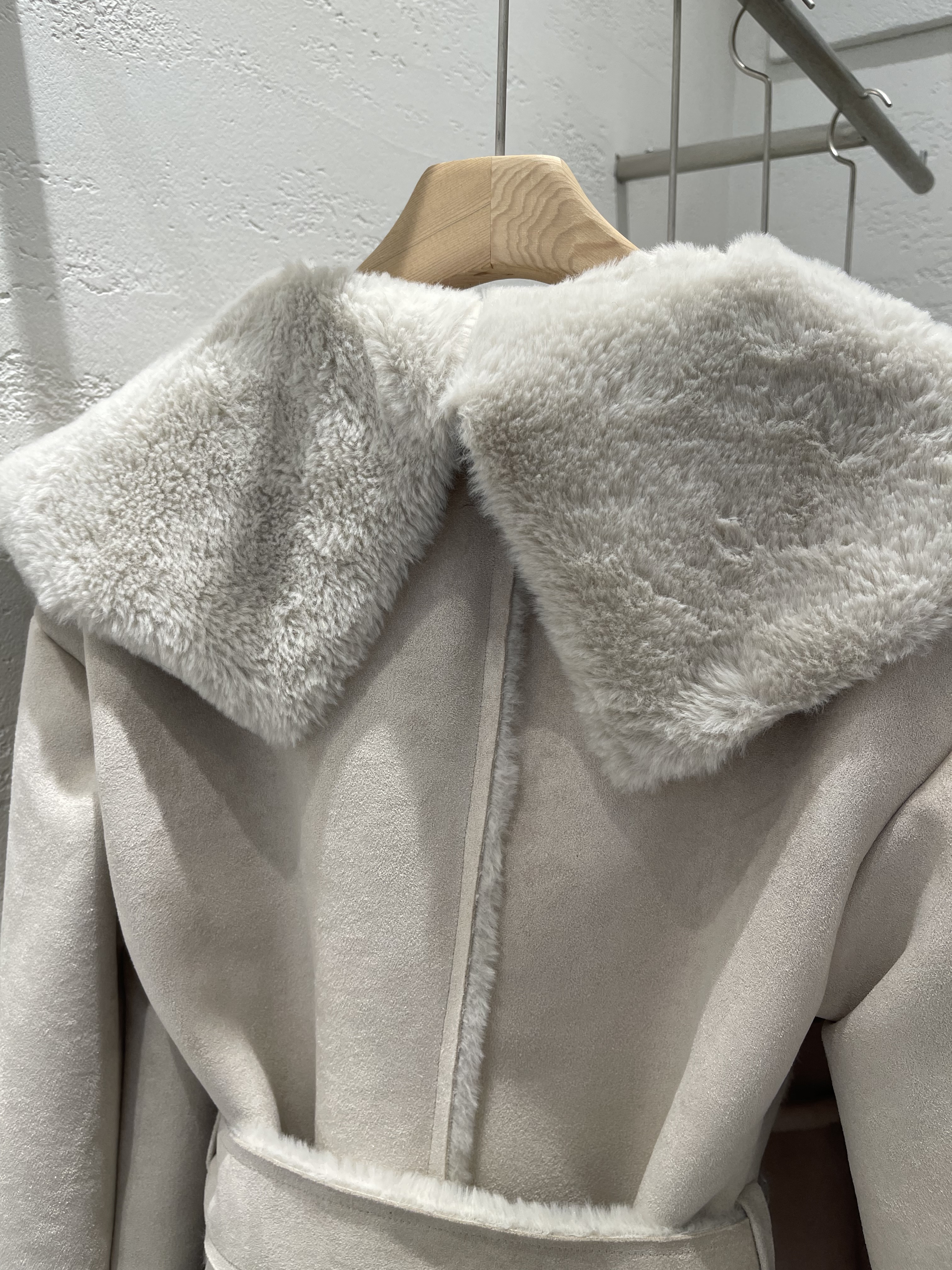 ムートンジップアップハーフコートストラップ付 | 詳細画像24